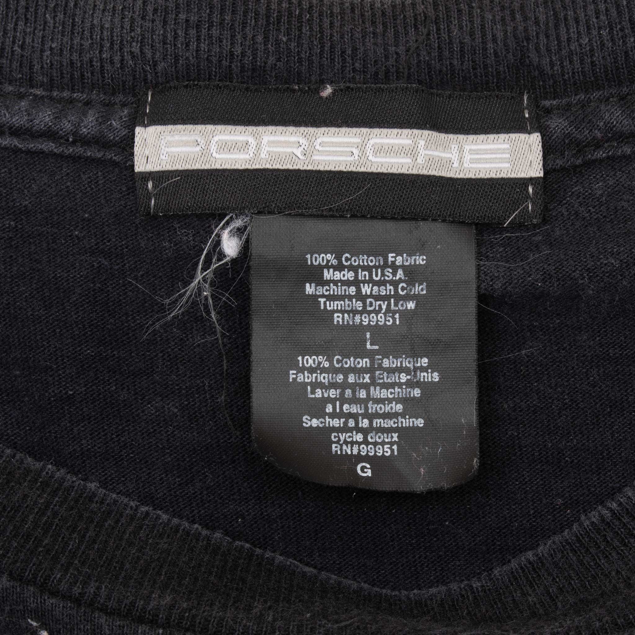 Vintage Porsche 911 40Th Anniversary Tee Shirt 2003 Size Large Made In Usa