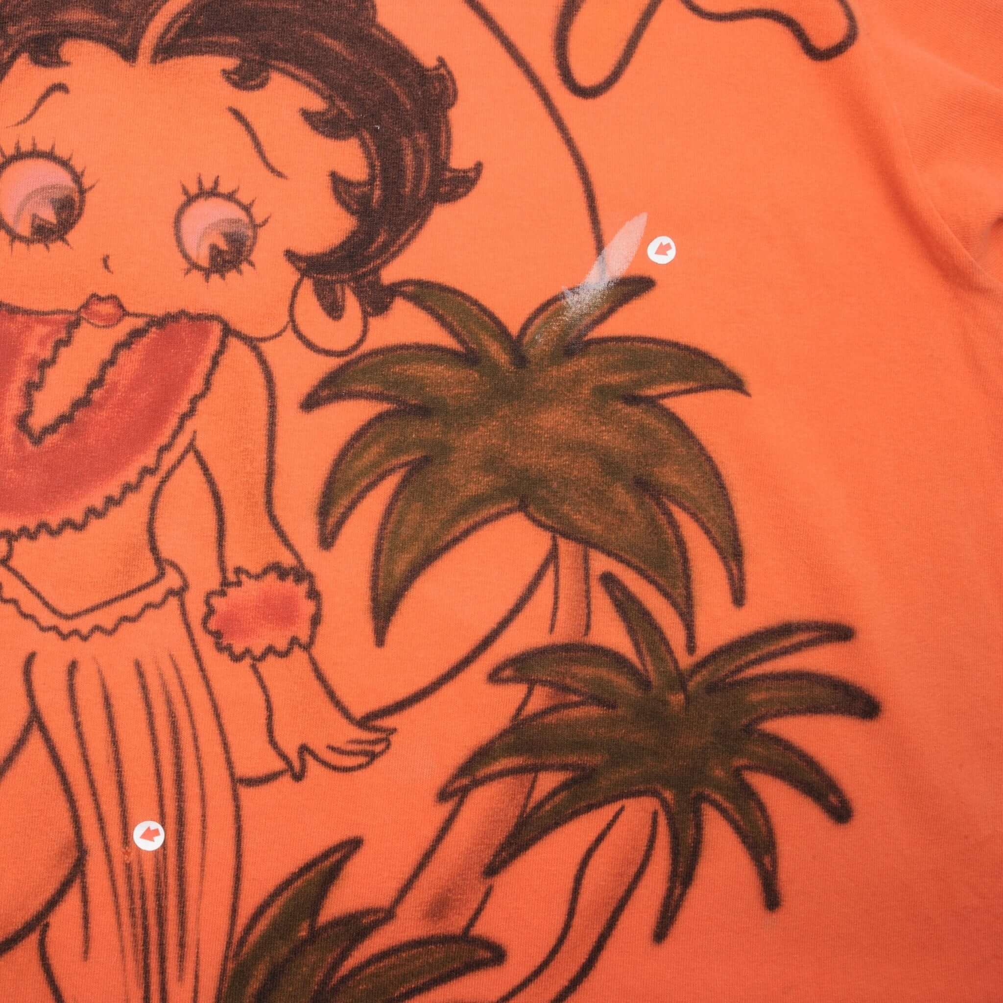 VINTAGE HAWAIIAN BETTY BOOP ALL OVER PRINT AIRBRUSHED TEE SHIRT 2000S SIZE XL