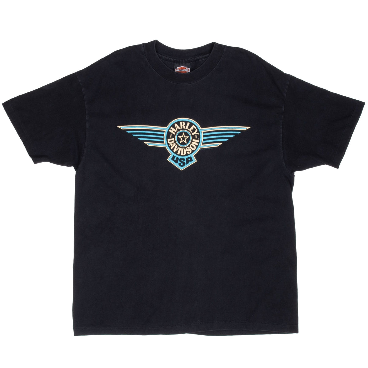 Vintage Harley Davidson Kirkland Washington 1987 Tee Shirt Size XL Made In Usa With Single Stitch Sleeves