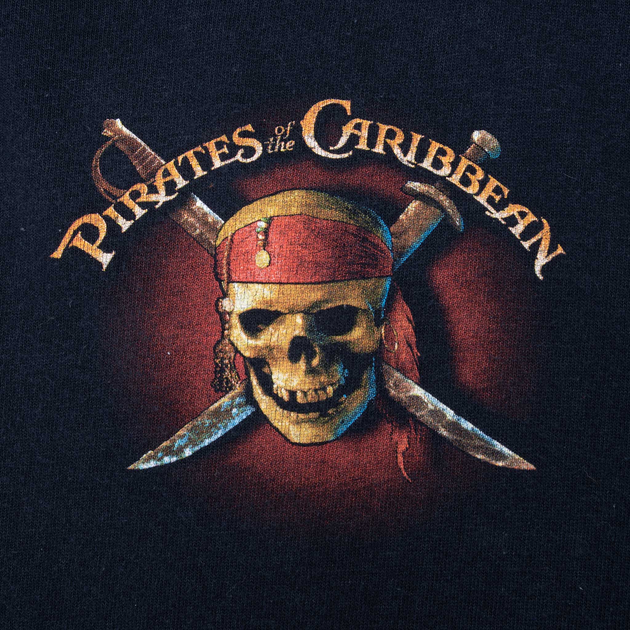 Vintage Pirates Of The Caribbean Disney Tee Shirt 2000S Size Large