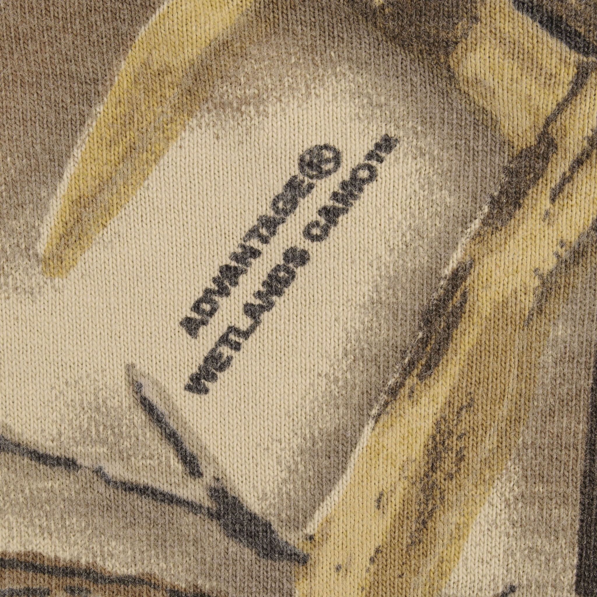 Vintage Hunting Advantage Wetland Camo Long Sleeve Turtle Neck Pocket Tee Shirt Size XL Made In USA