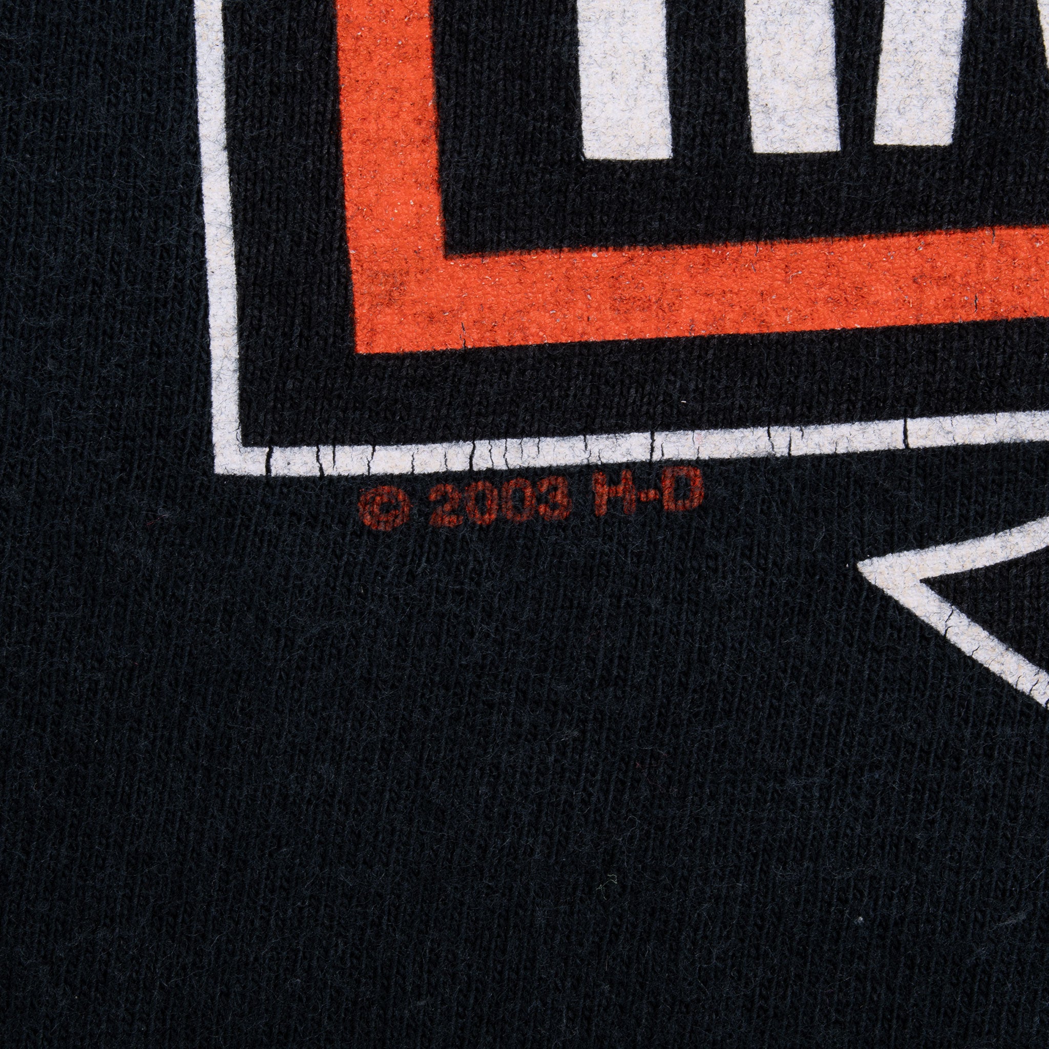 Vintage Harley Davidson Kokomo Indiana 2003 Tee Shirt Size Medium Made In Usa