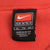 Vintage Nike Spellout Swoosh Red Sweatshirt 1990S Size XL