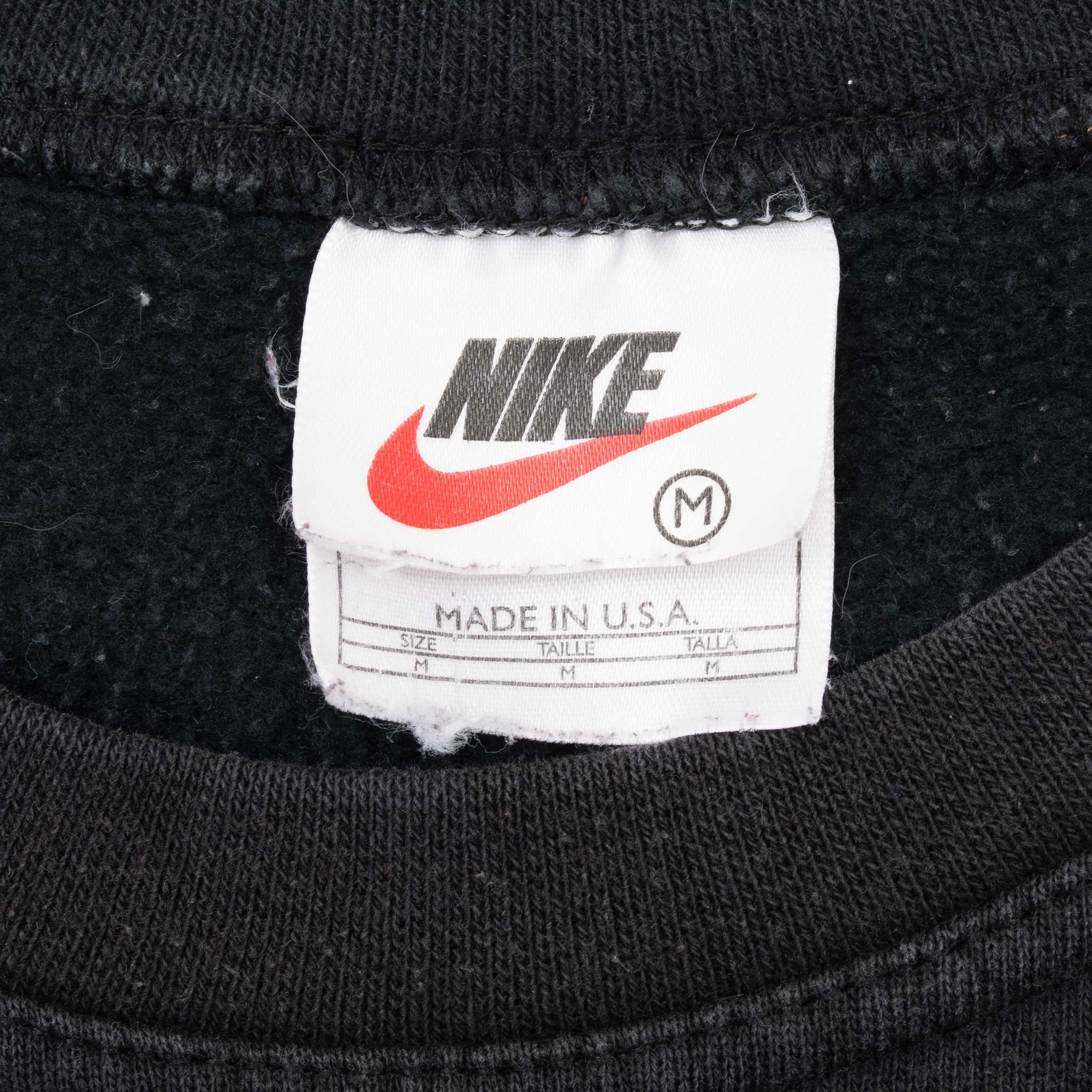 Vintage Nike Classic Swoosh Sweatshirt 1990S Size Medium Made In Usa