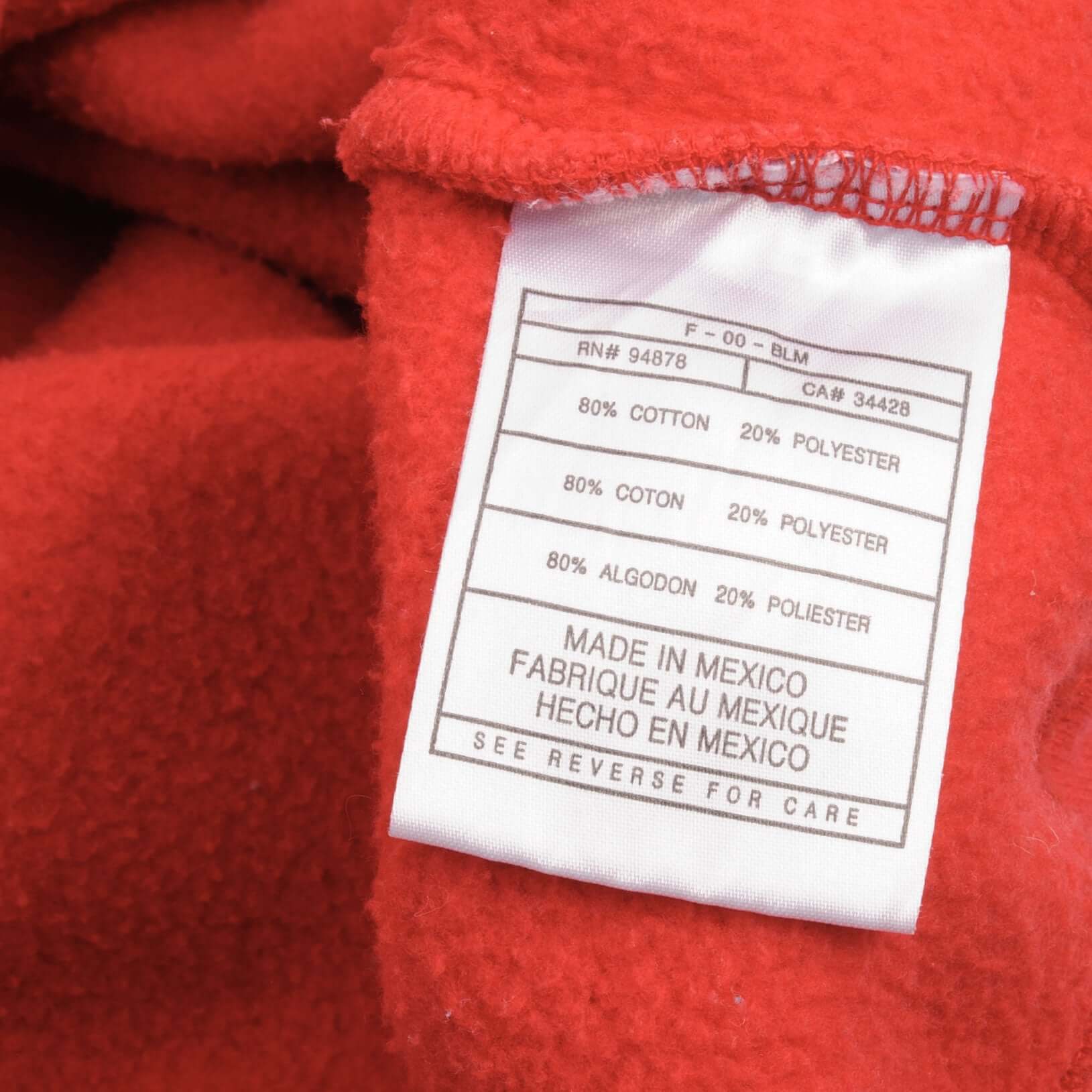 Vintage Nike Spellout Swoosh Red Sweatshirt 1990S Size XL