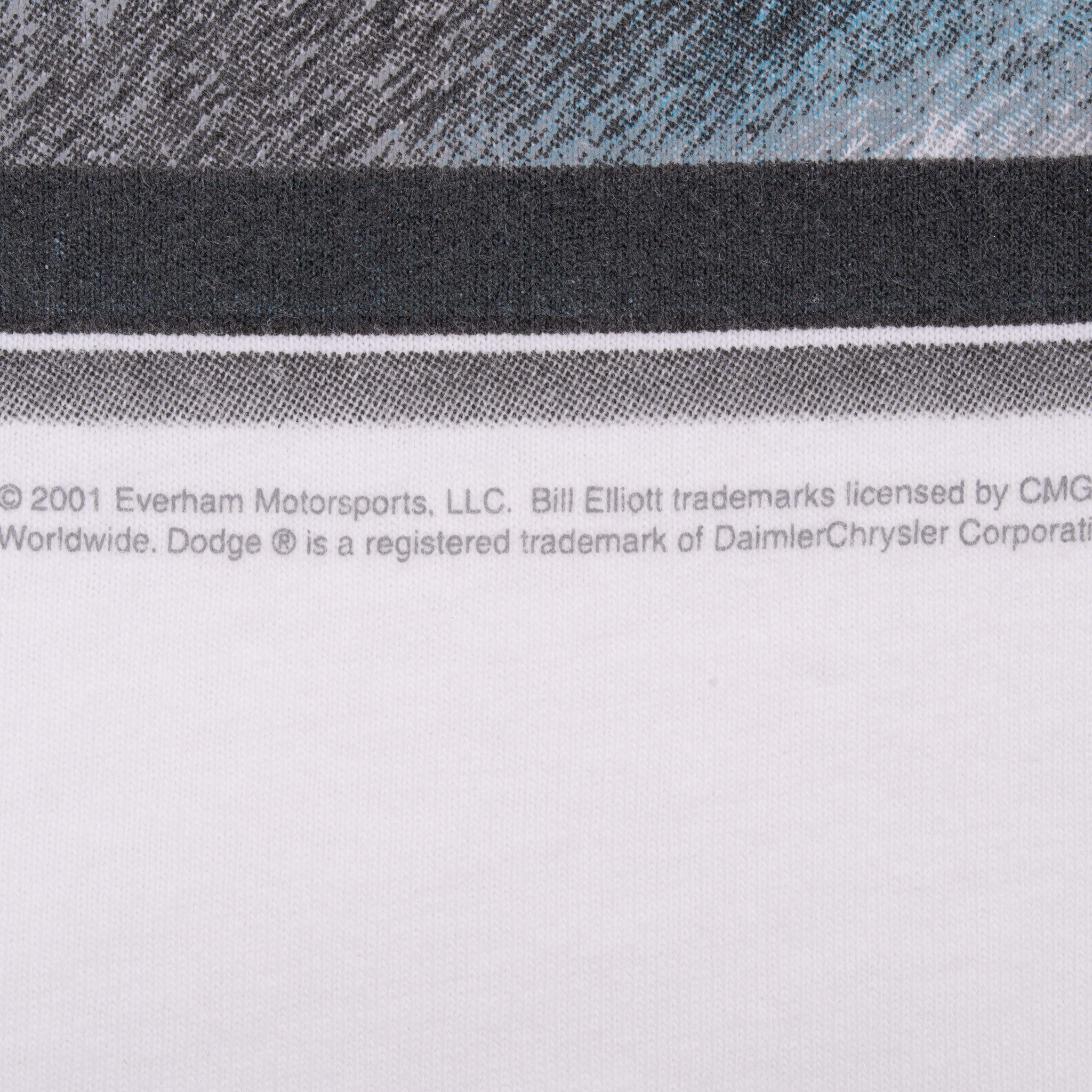 Vintage Nascar Bill Elliott 2001 All Over Print Tee Shirt Size XL