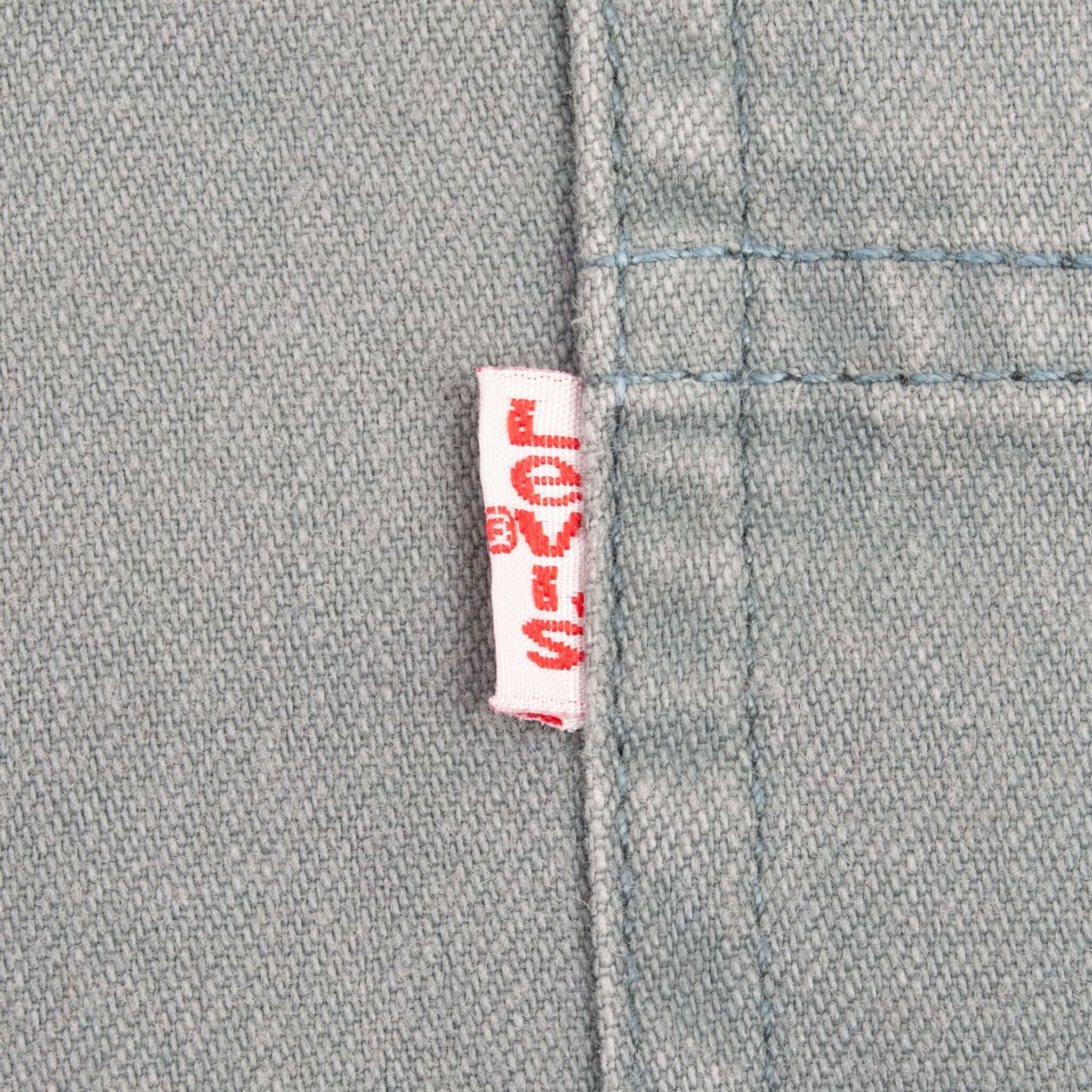 Vintage Levis Denim Sage Green Pocket Shirt 1990S Size Large