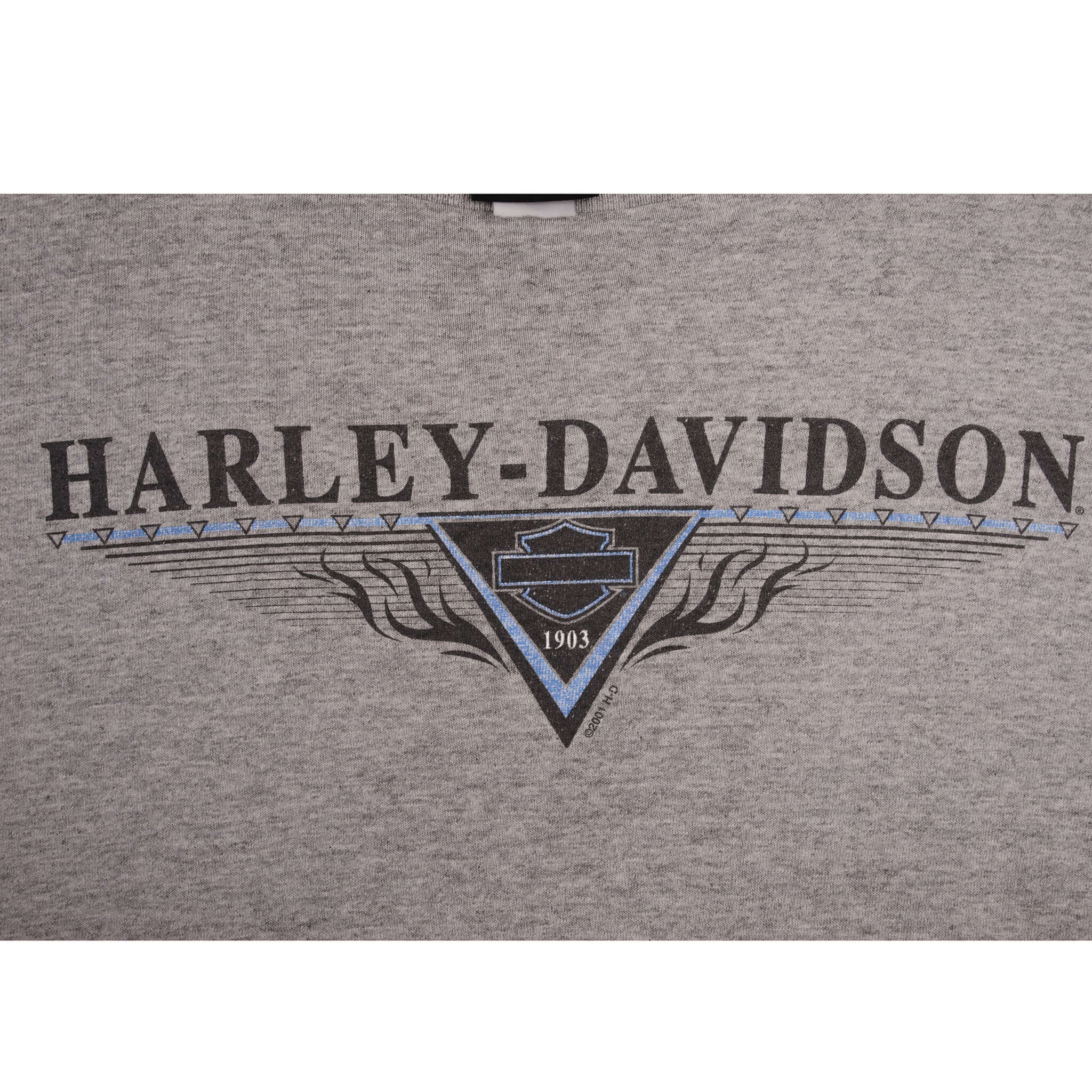Vintage Harley Davidson Barnett El Paso Tee Shirt 2001 Size Large Made In USA