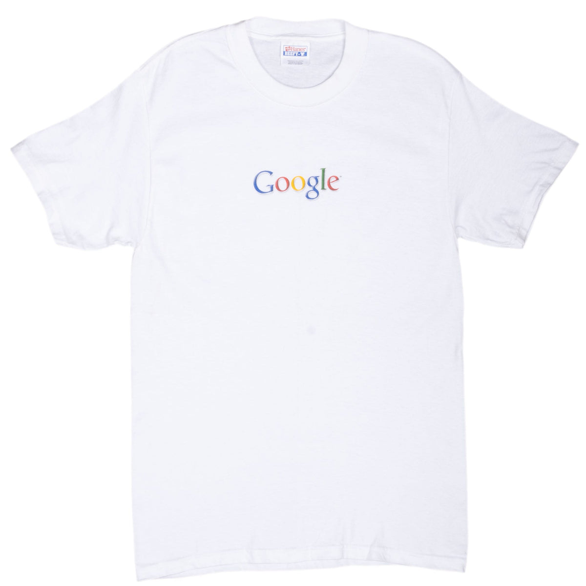 Vintage Google I'm Feeling Lucky 2000S Hanes Tee Shirt Size Small