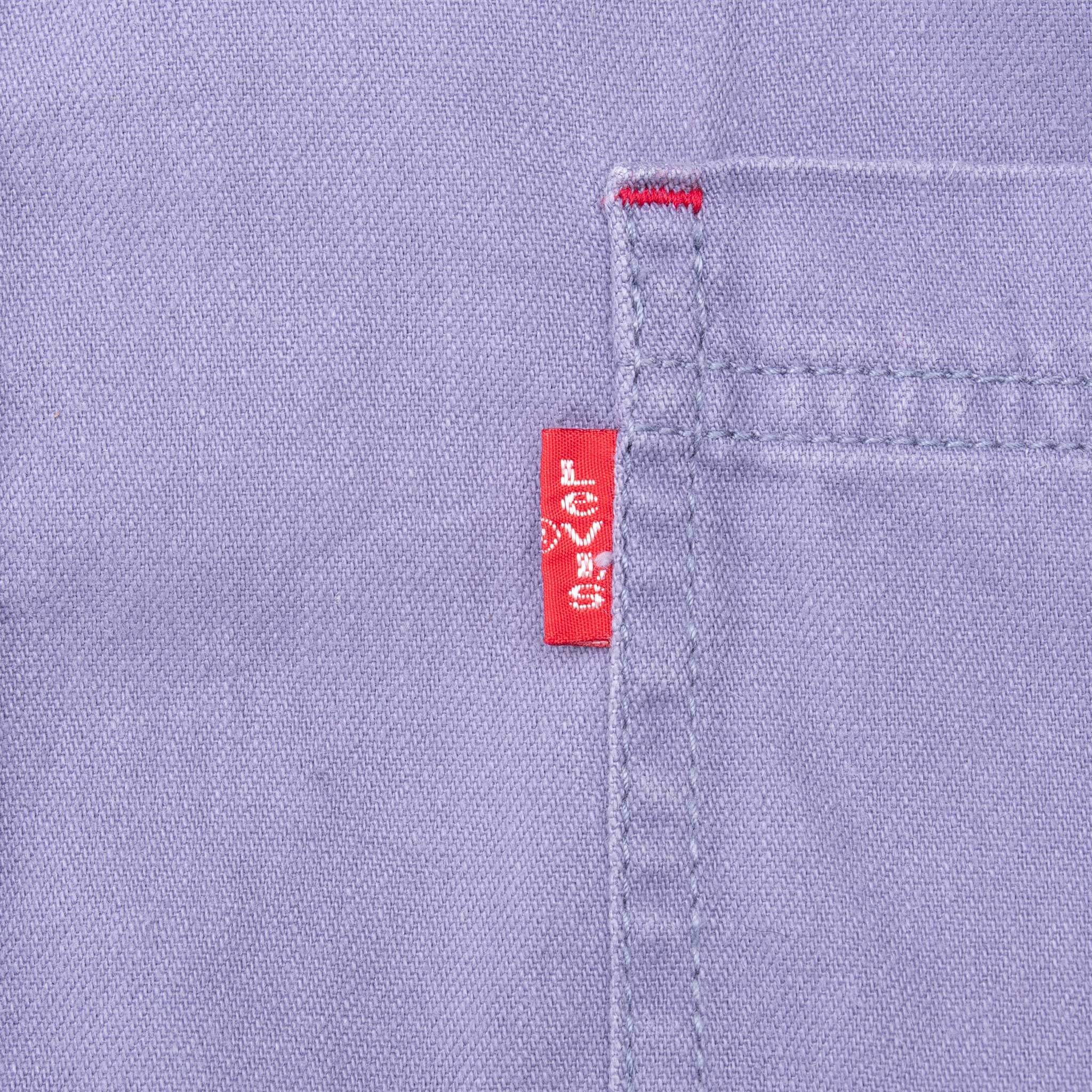 Vintage Levis Pocket Purple Denim Shirt 1990S Size XL