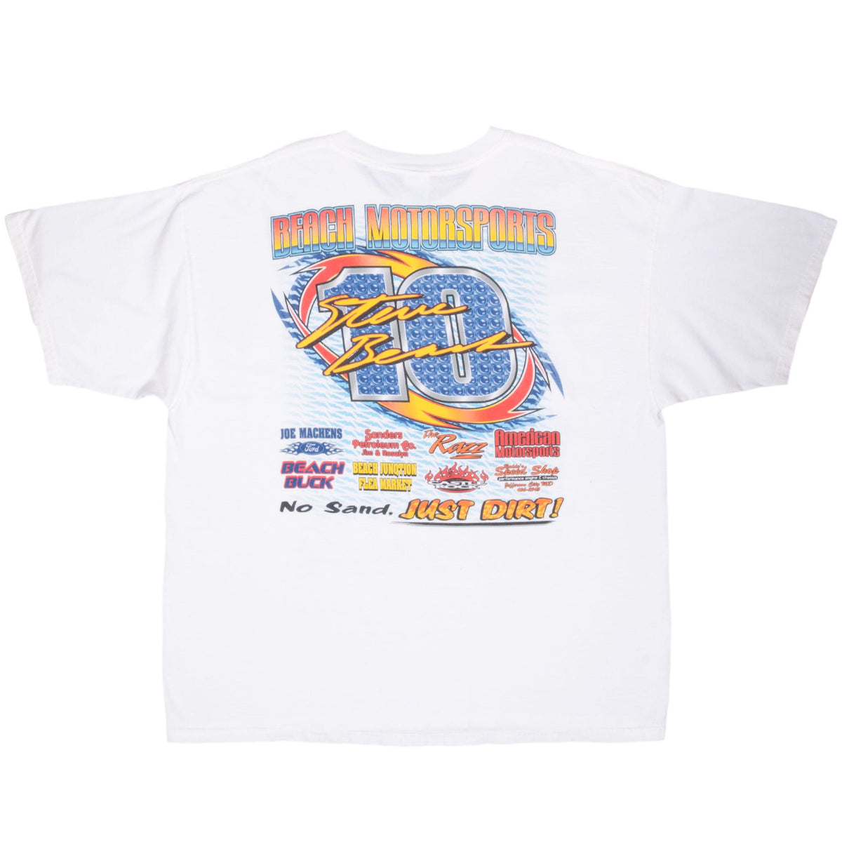 Vintage Dirt Racing Steve Beach Missouri Tee Shirt 2000S Size 2XL