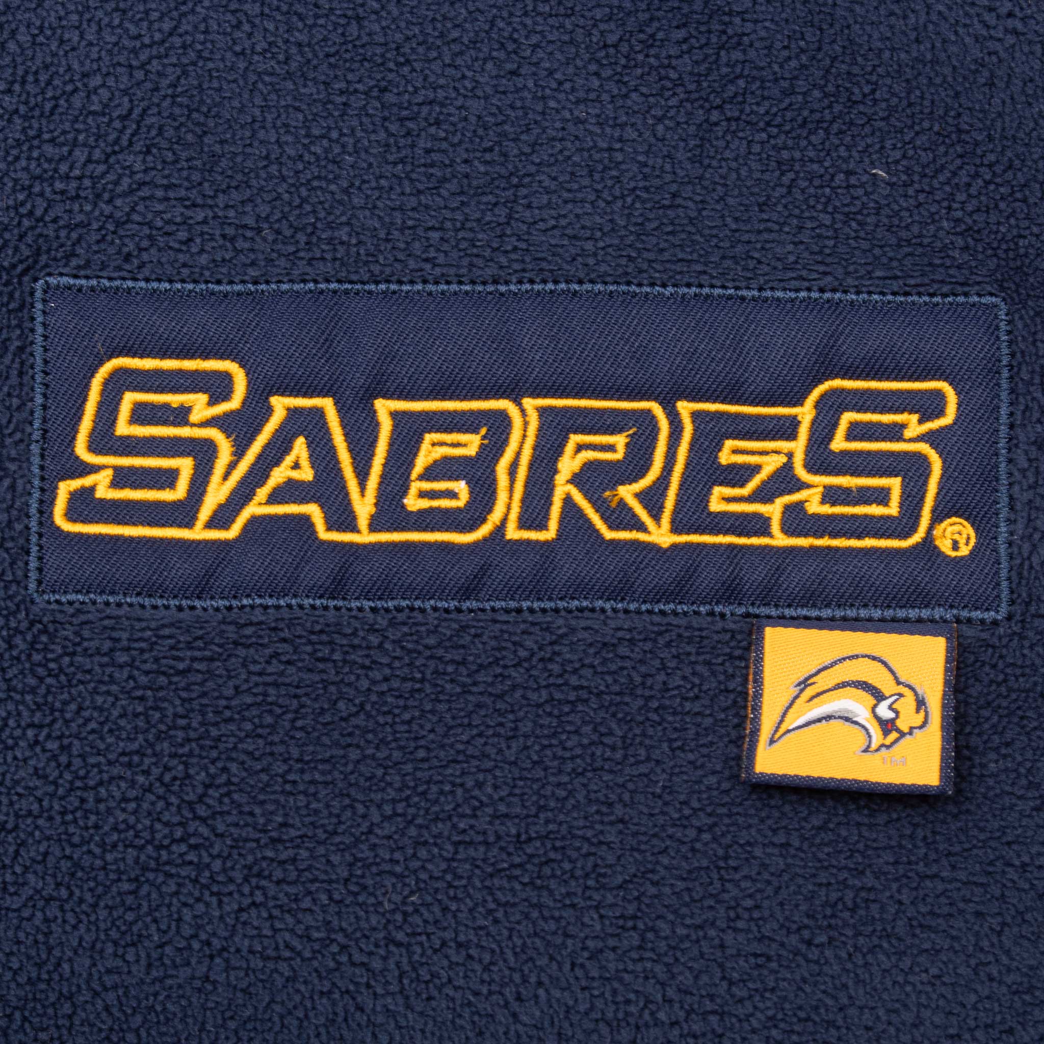 Vintage Nhl Buffalo Sabres Fleece Quarter Zip Jacket 2000S Size Large