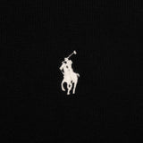 Vintage Polo Ralph Lauren Black Quarter 1/4 Zip Sweater Size Large