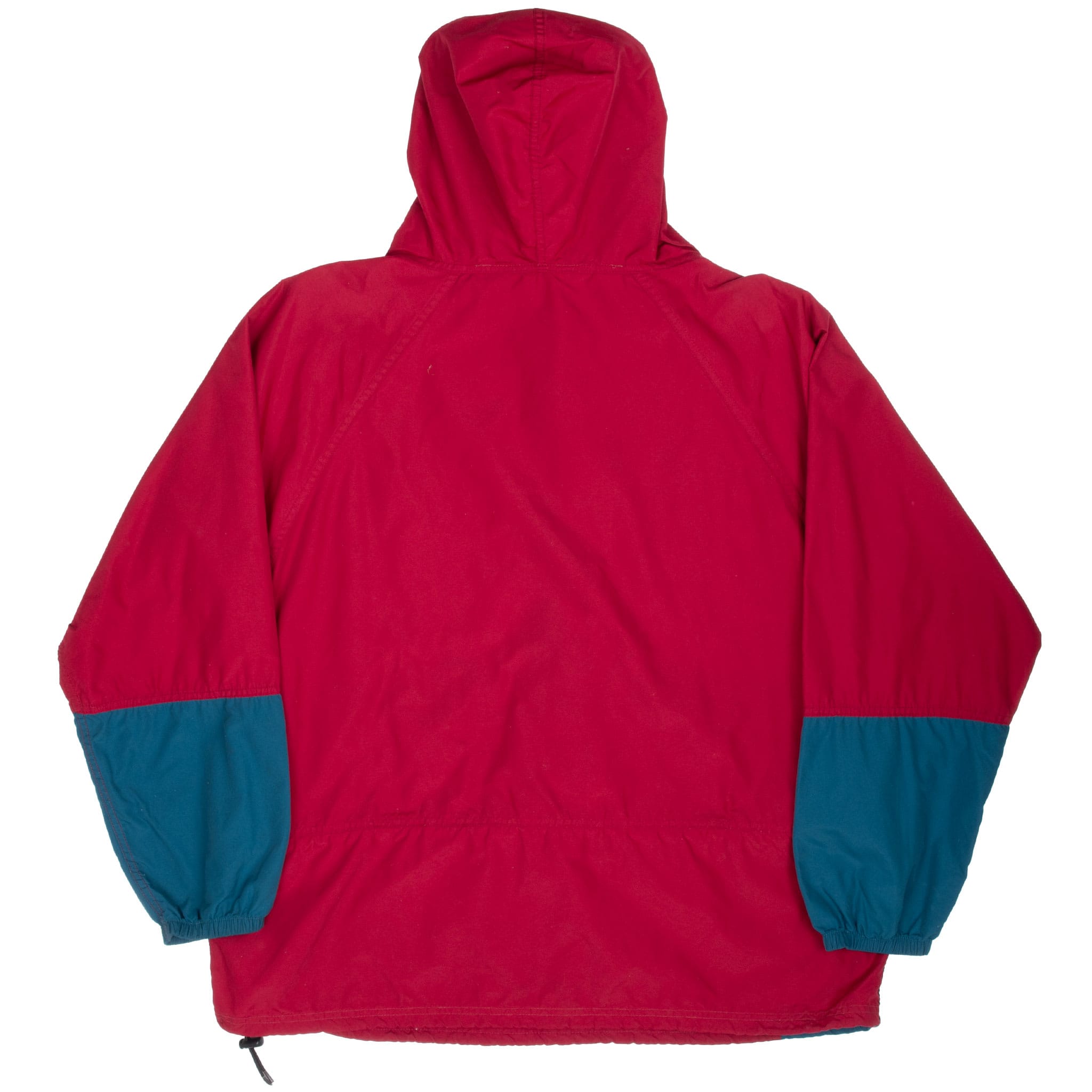 Vintage Ll Bean Hooded Pullover Windbreaker Jacket 1990S Size Large Made In Usa