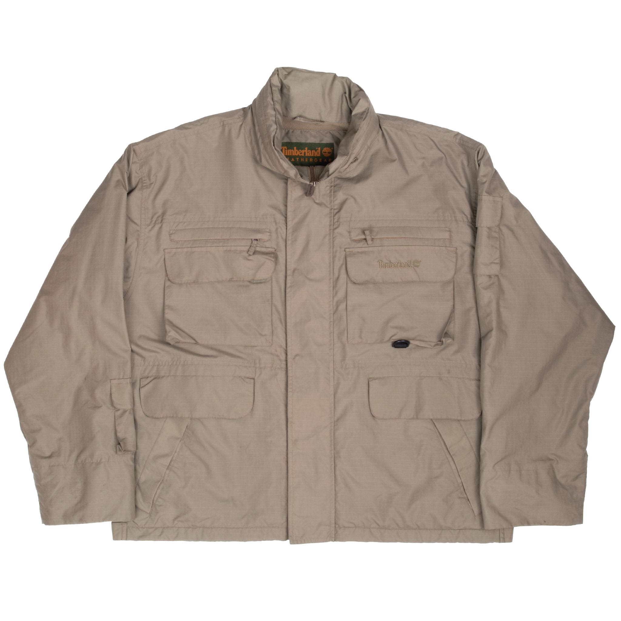 Vintage Timberland Olive Drab Rip Stop Jacket Size XL