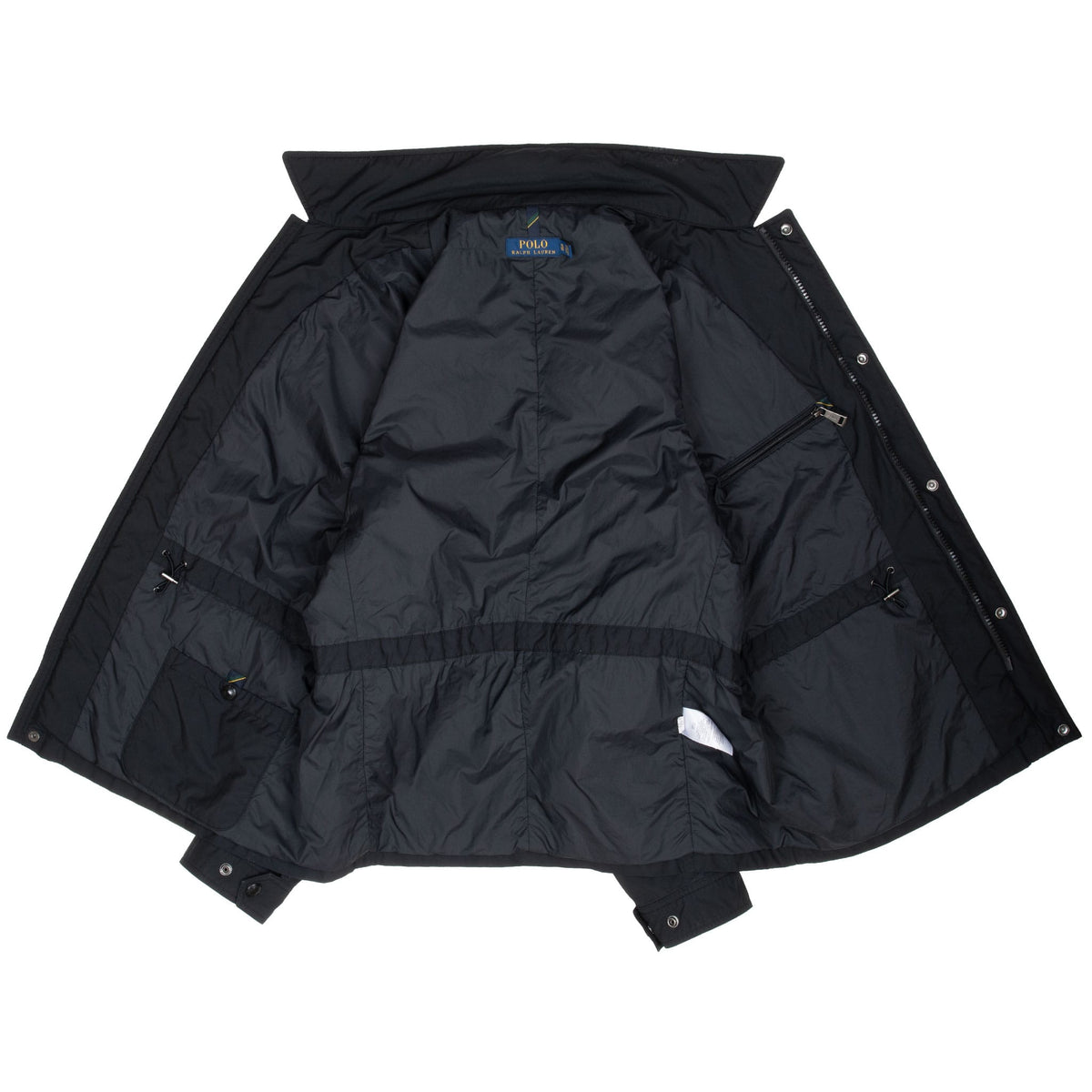 Vintage Polo Ralph Lauren Black Coat Jacket Size XL