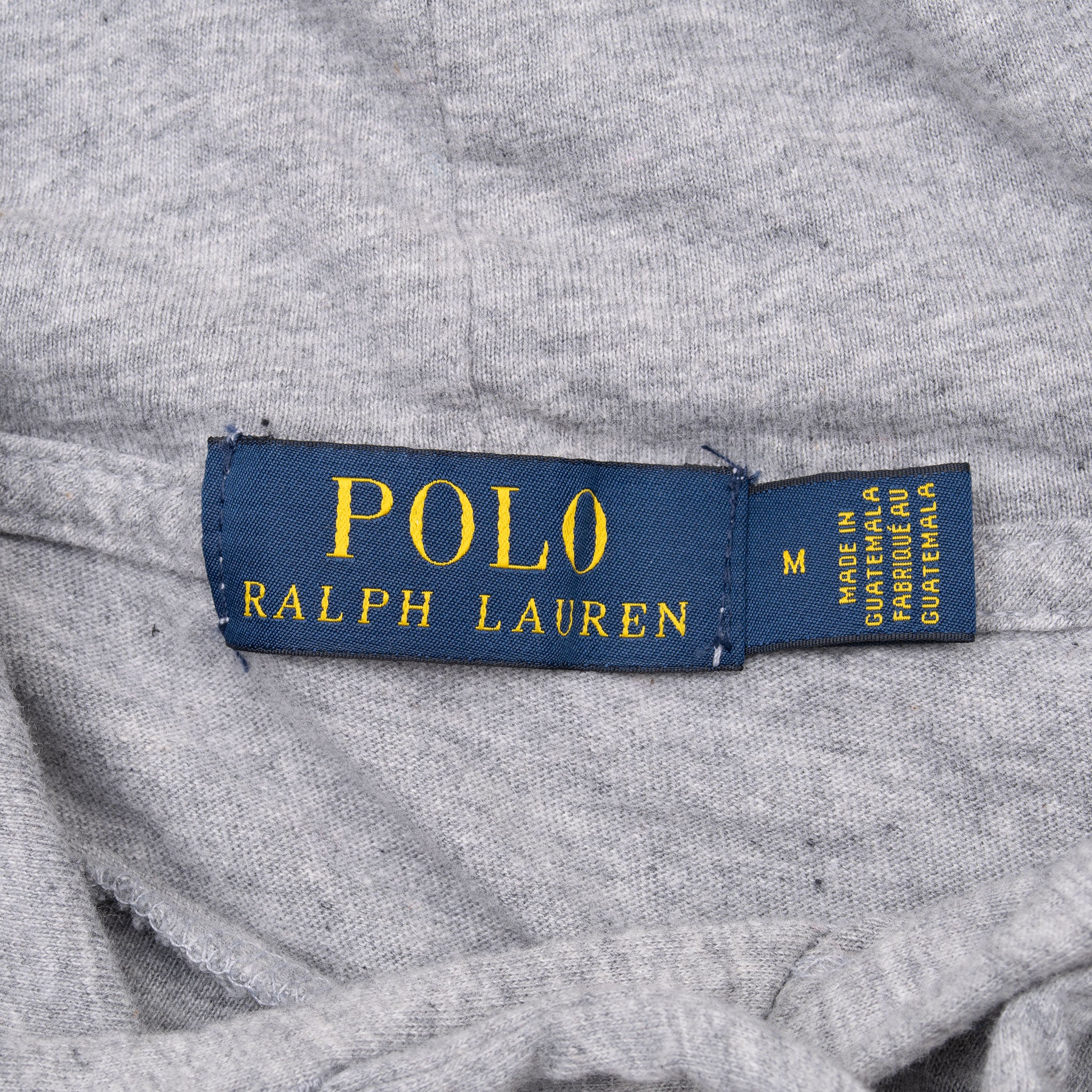 Polo Bear Jersey Ralph Lauren Hooded Long Sleeve Tee Shirt Size Medium