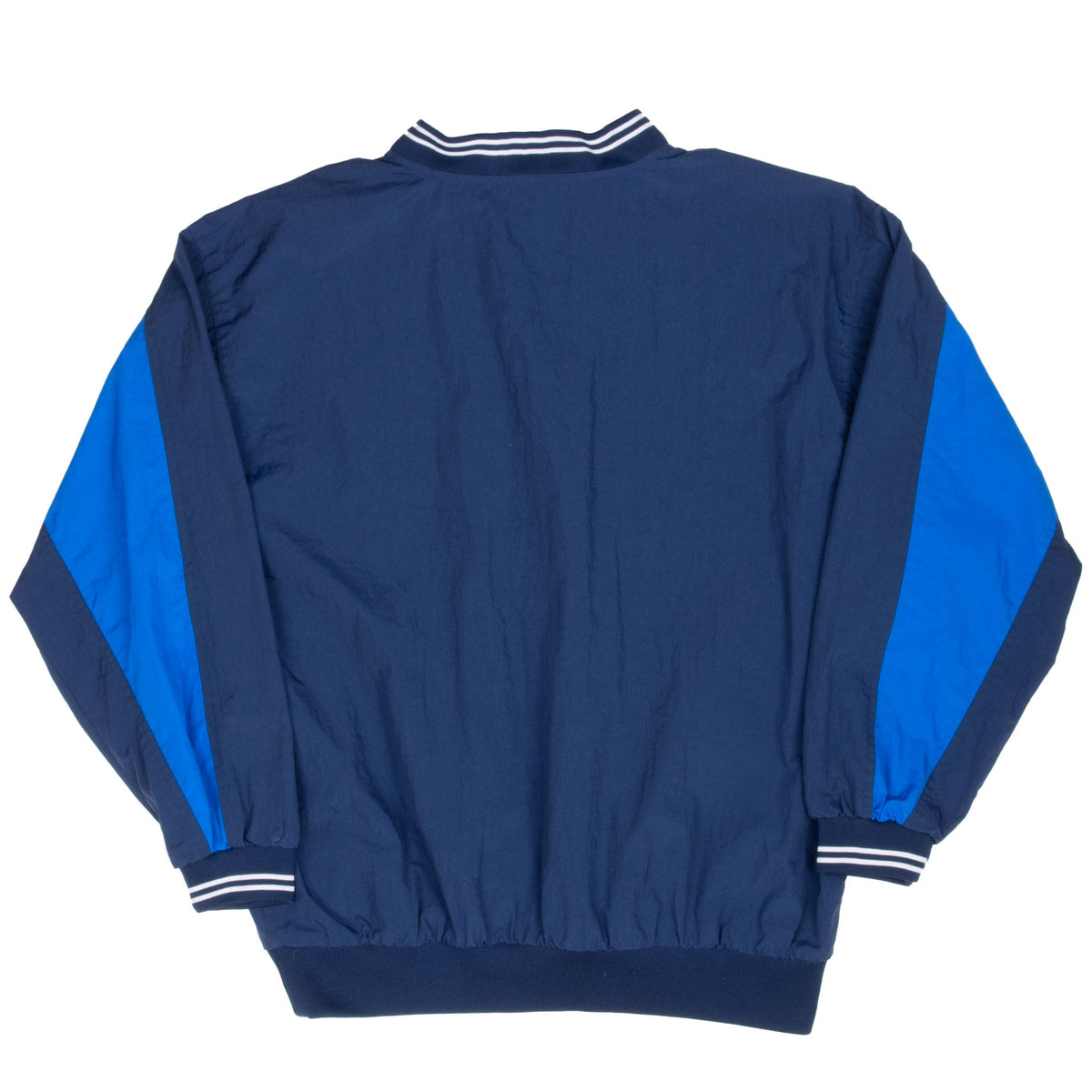 Vintage Nike Center Swoosh Blue Pullover Windbreaker Jacket 1990S Size Xl Women