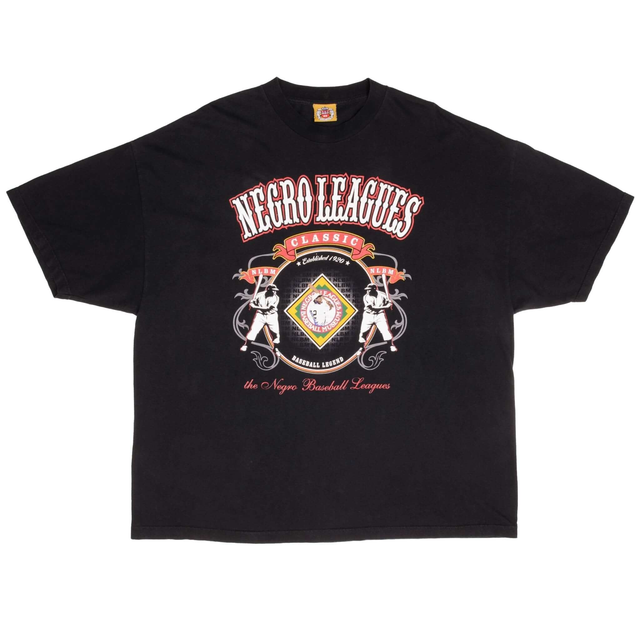 Vintage NLBM Negro League Baseball Museum 1997 Tee Shirt Size 2XL Made In USA