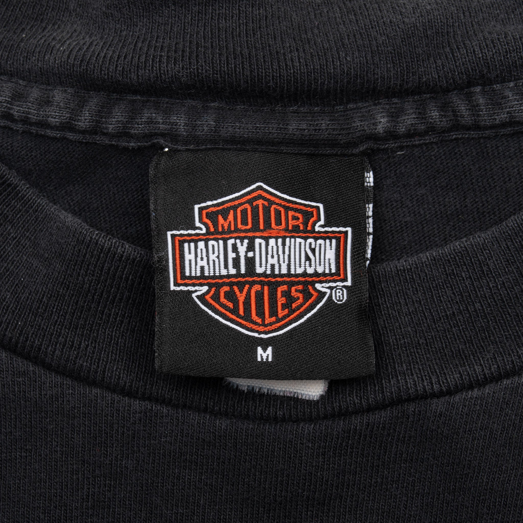 Vintage Harley Davidson North Dakota 2003 Tee Shirt Size Medium Made In Usa