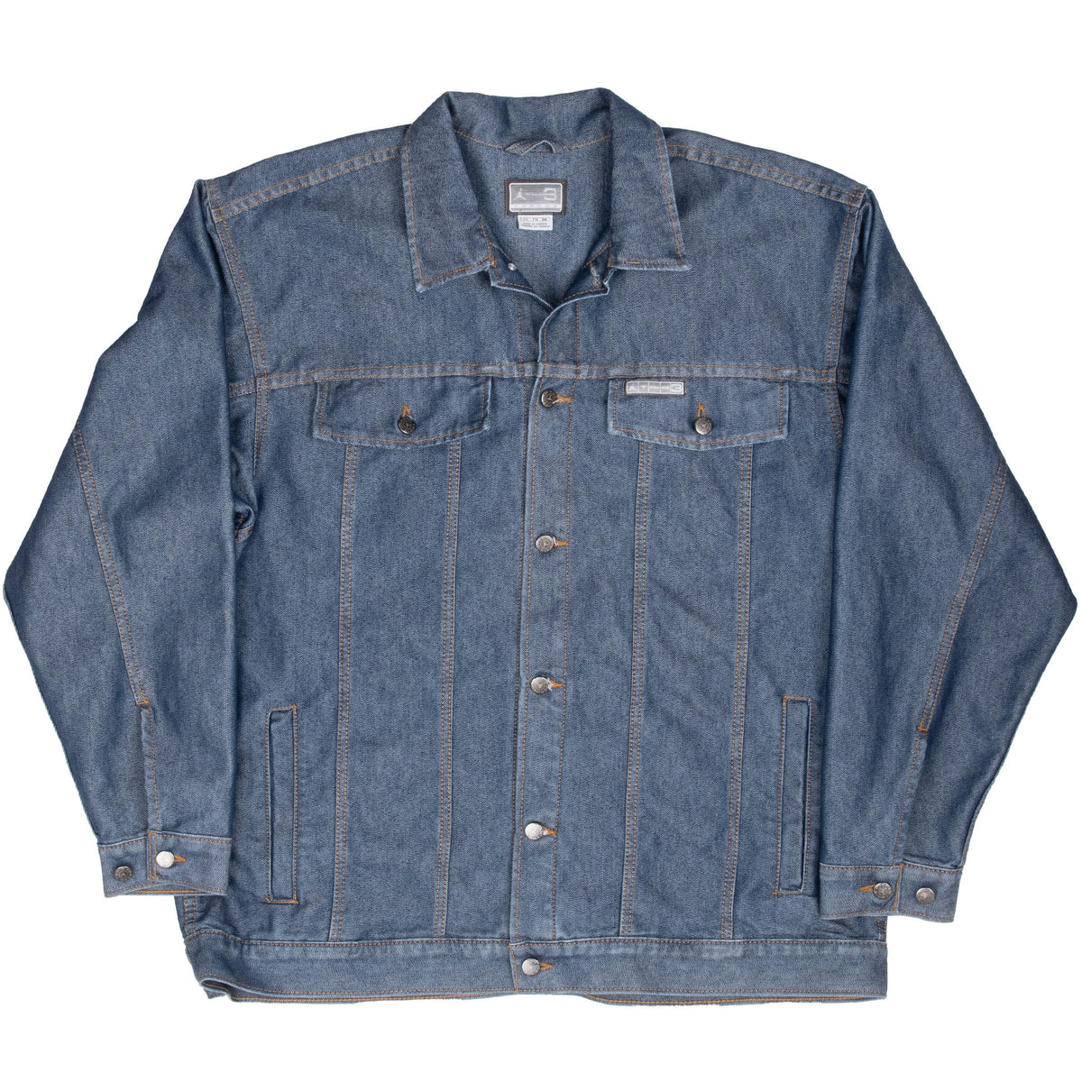 Vintage Nike Jordan 23 Blue Denim Jacket 2000S Size 2Xl
