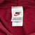 Vintage Nike Classic Swoosh Red Hoodie Sweatshirt 1990S Size 2XL