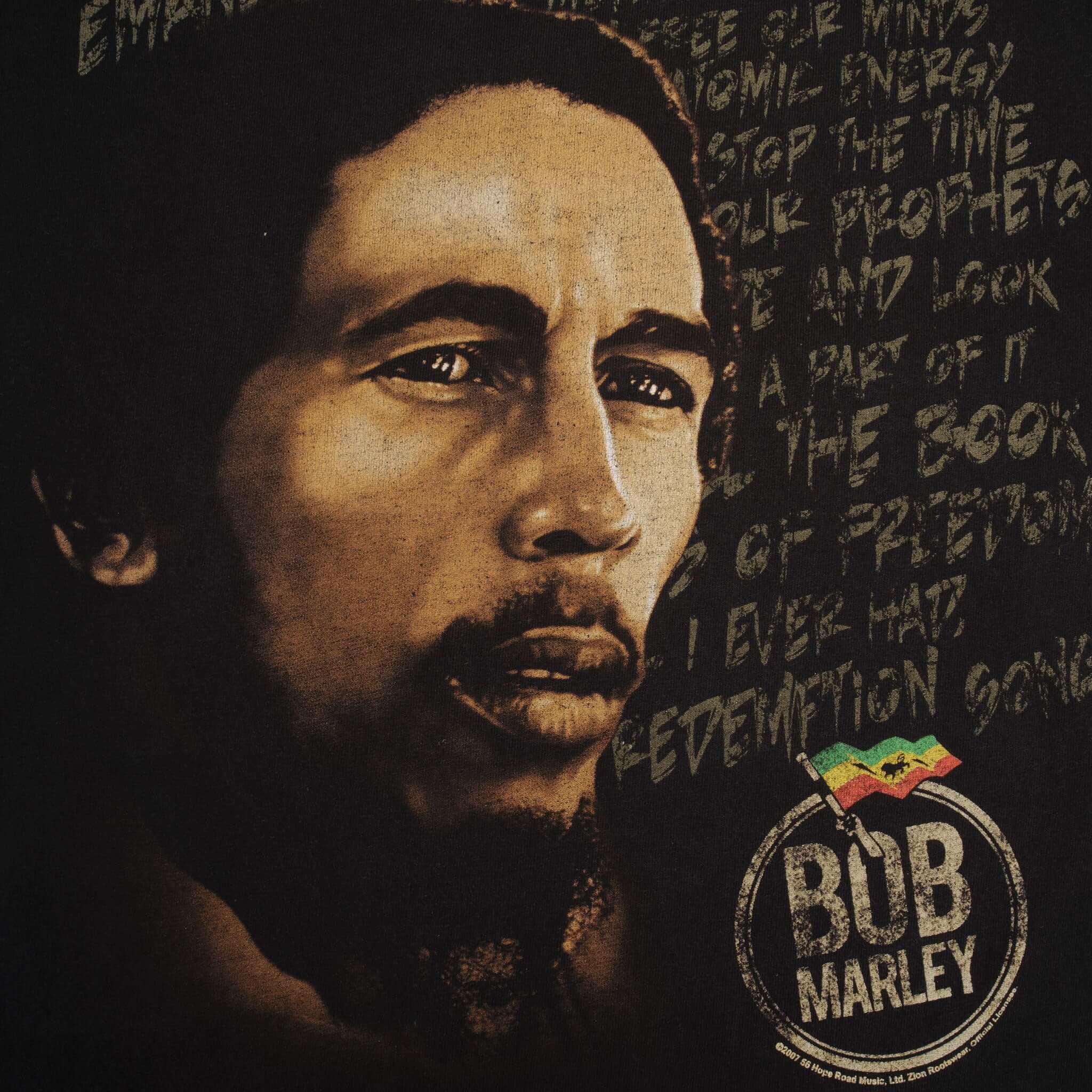 Vintage Bob Marley Emancipate Yourself 2007 Tee Shirt Size Large