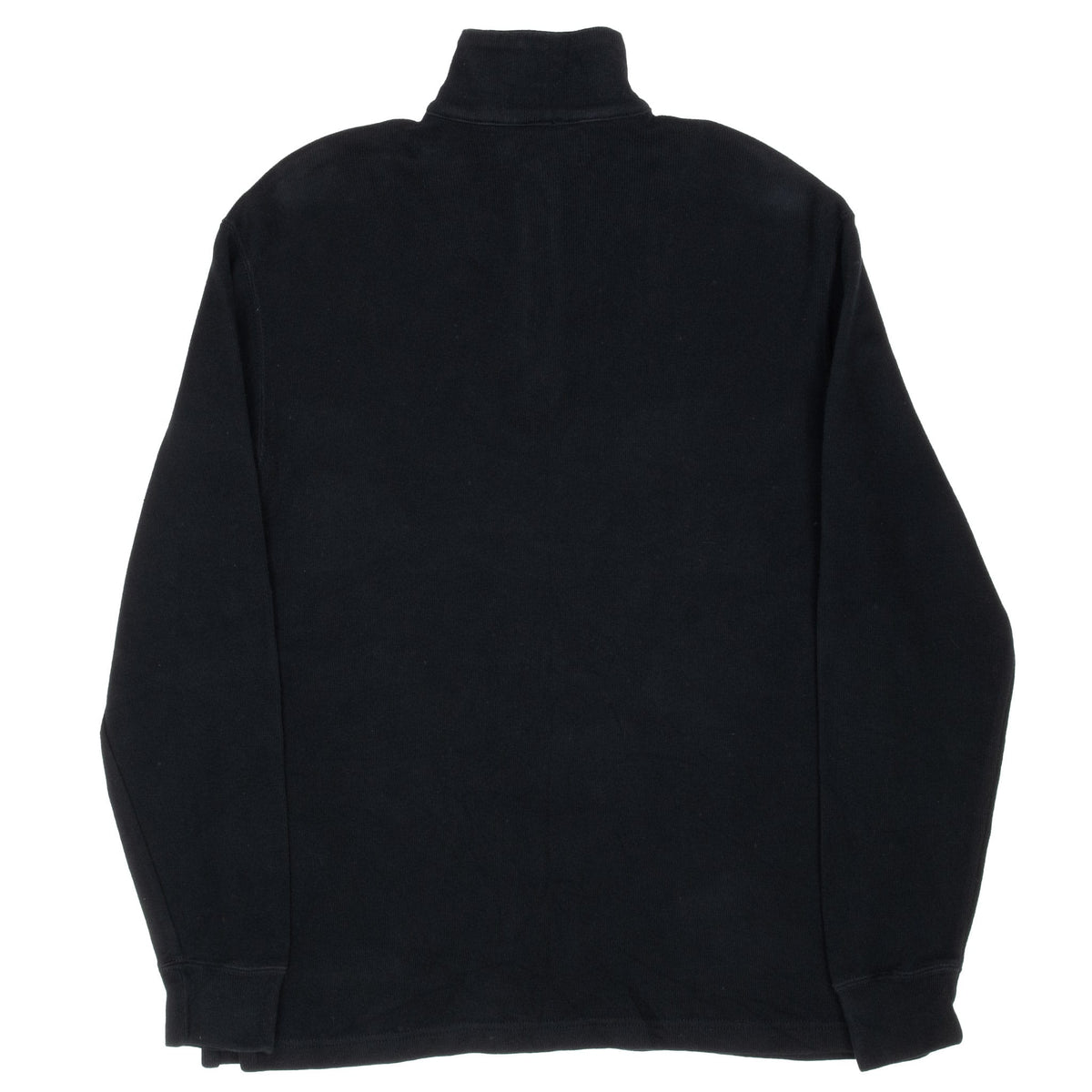 Vintage Polo Ralph Lauren Black Quarter 1/4 Zip Sweater 1990S Size Small