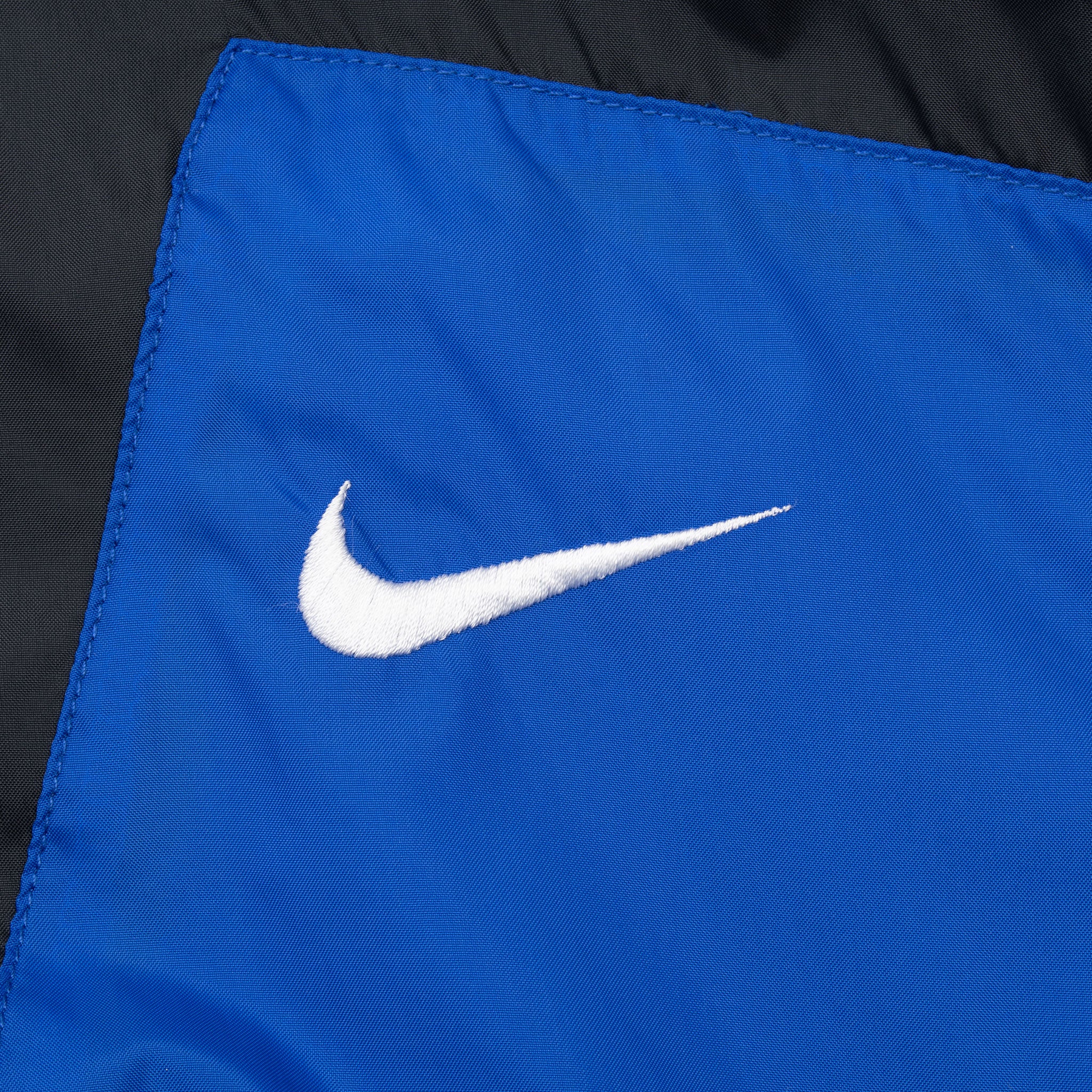 Vintage Nike Classic Swoosh Blue Windbreaker Jacket 1990S Size Large