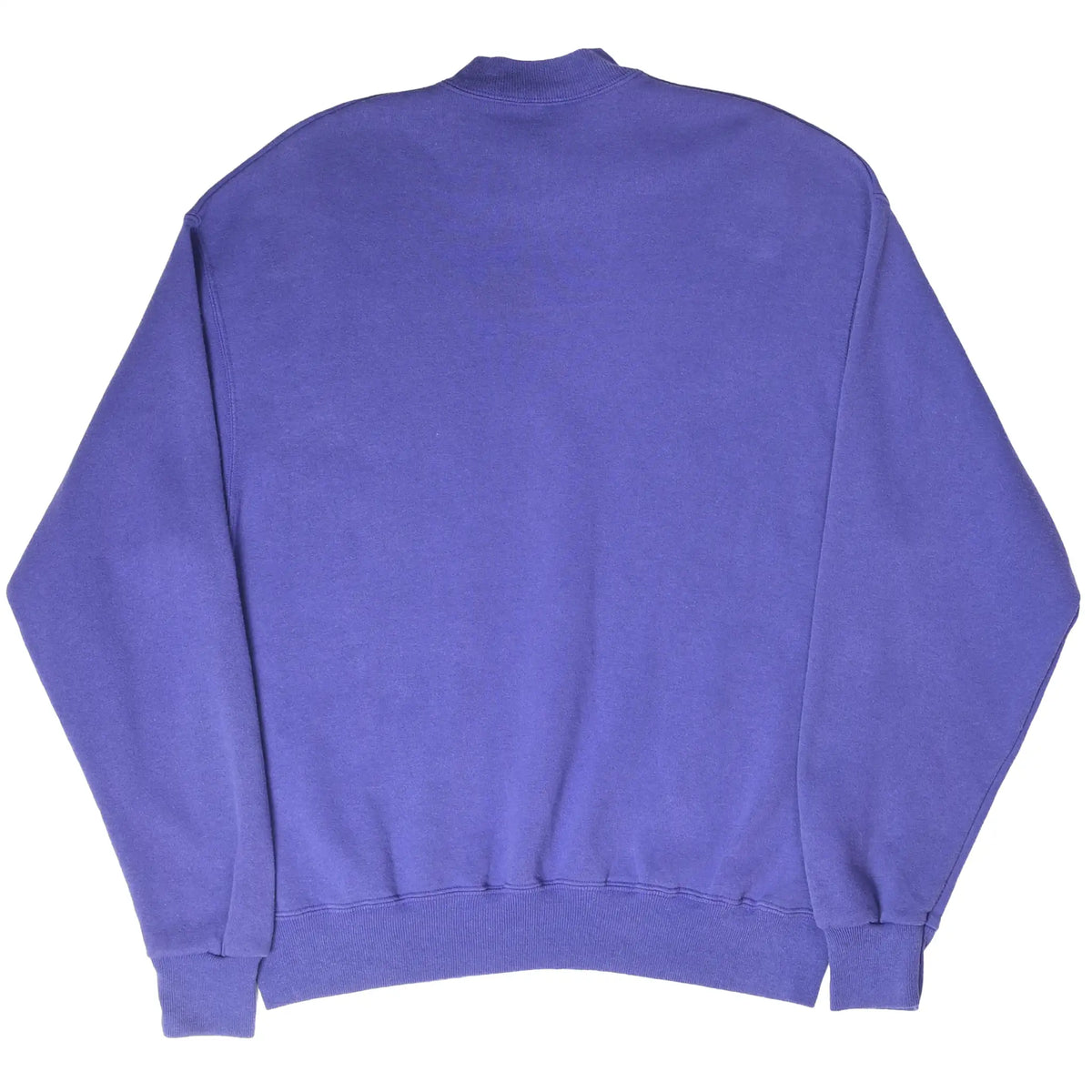 Back of purple Utah Jazz crewneck sweatshirt with a plain design