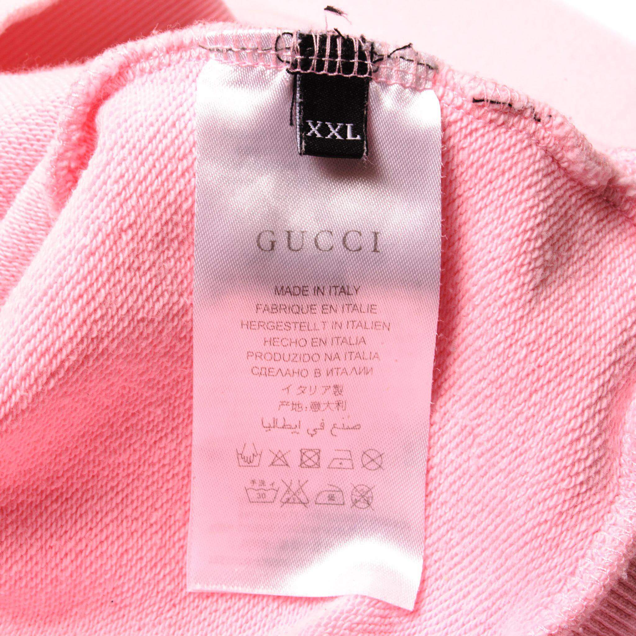 VINTAGE ORIGINAL GUCCI DRAGON HOODIE SWEATSHIRT 2000s SIZE 2XL MADE IN ITALY