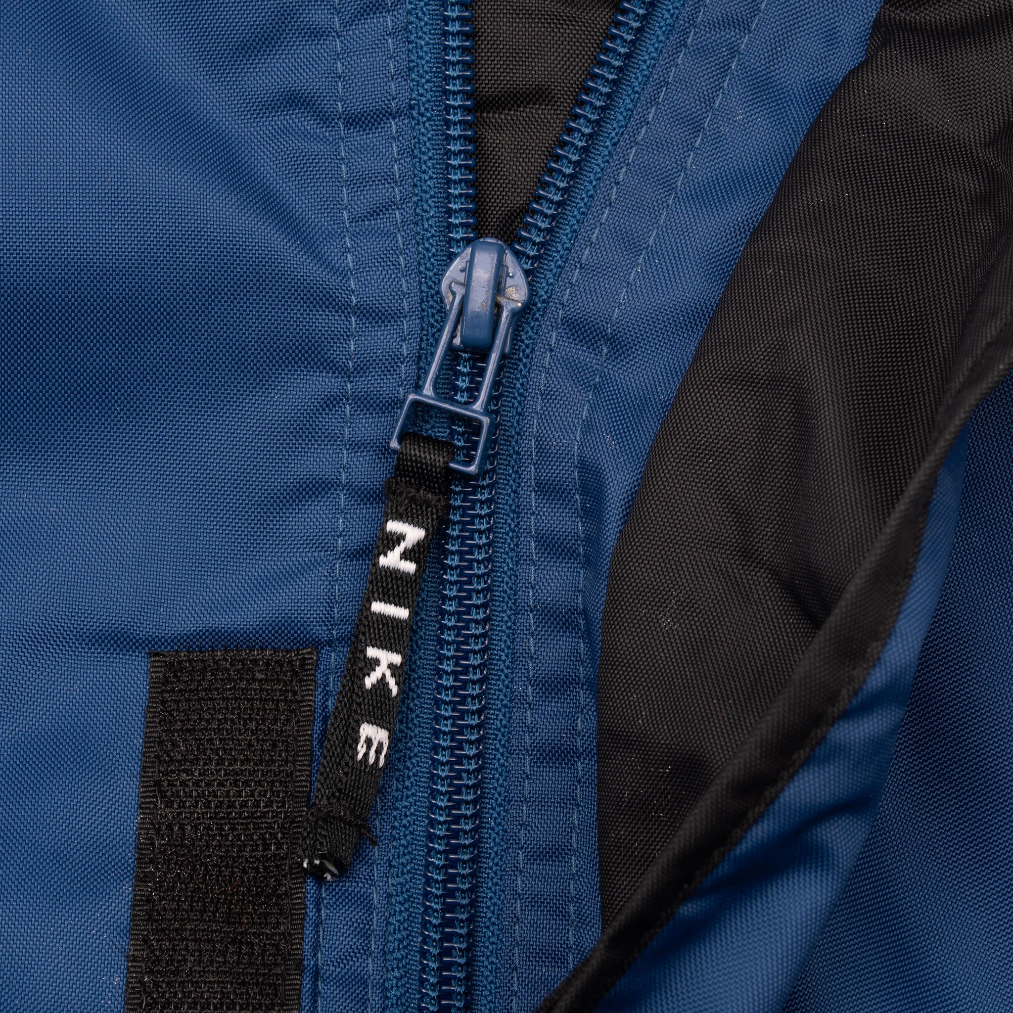 Vintage Nike Classic Swoosh Blue Windbreaker Jacket 1990S Size XL