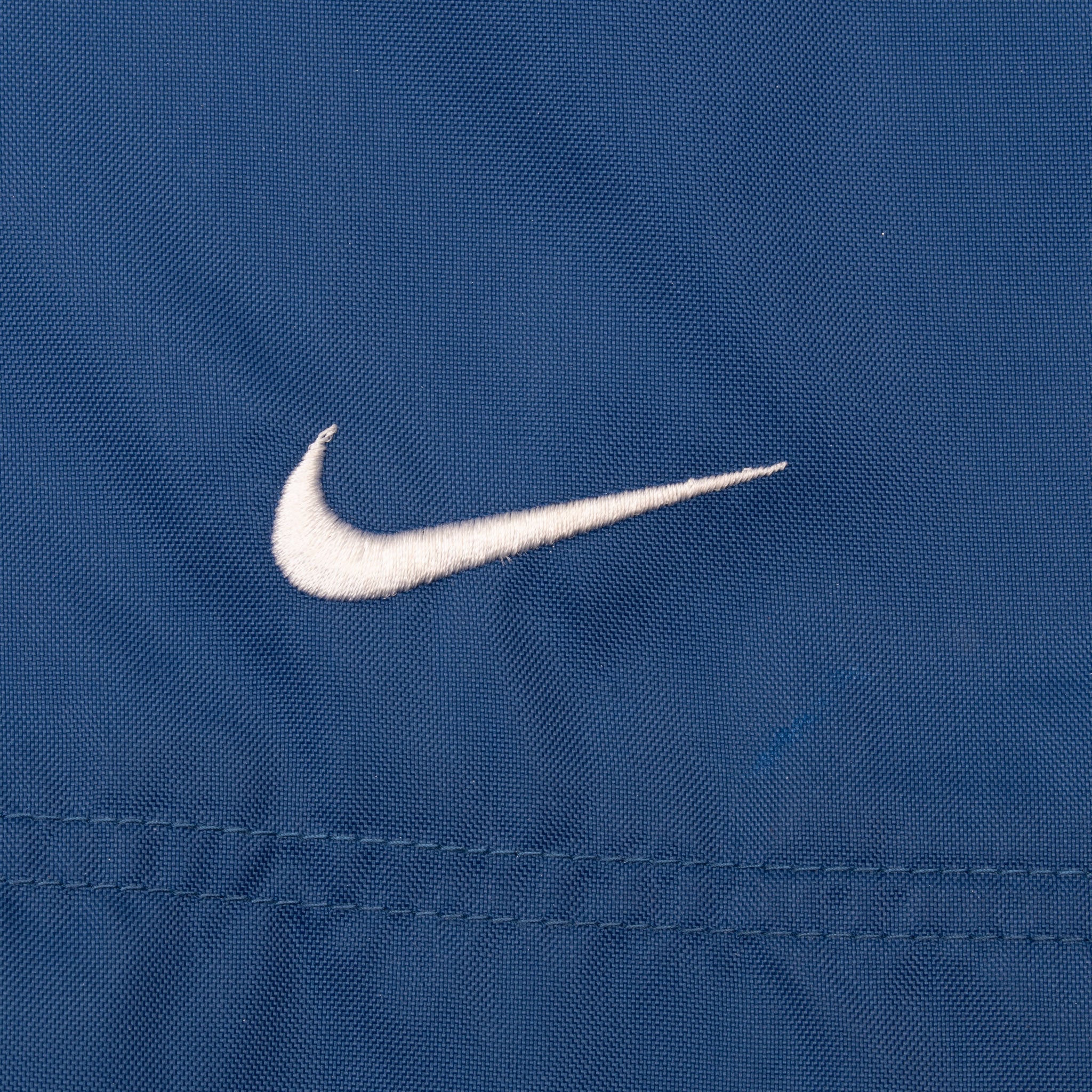 Vintage Nike Classic Swoosh Blue Windbreaker Jacket 1990S Size XL