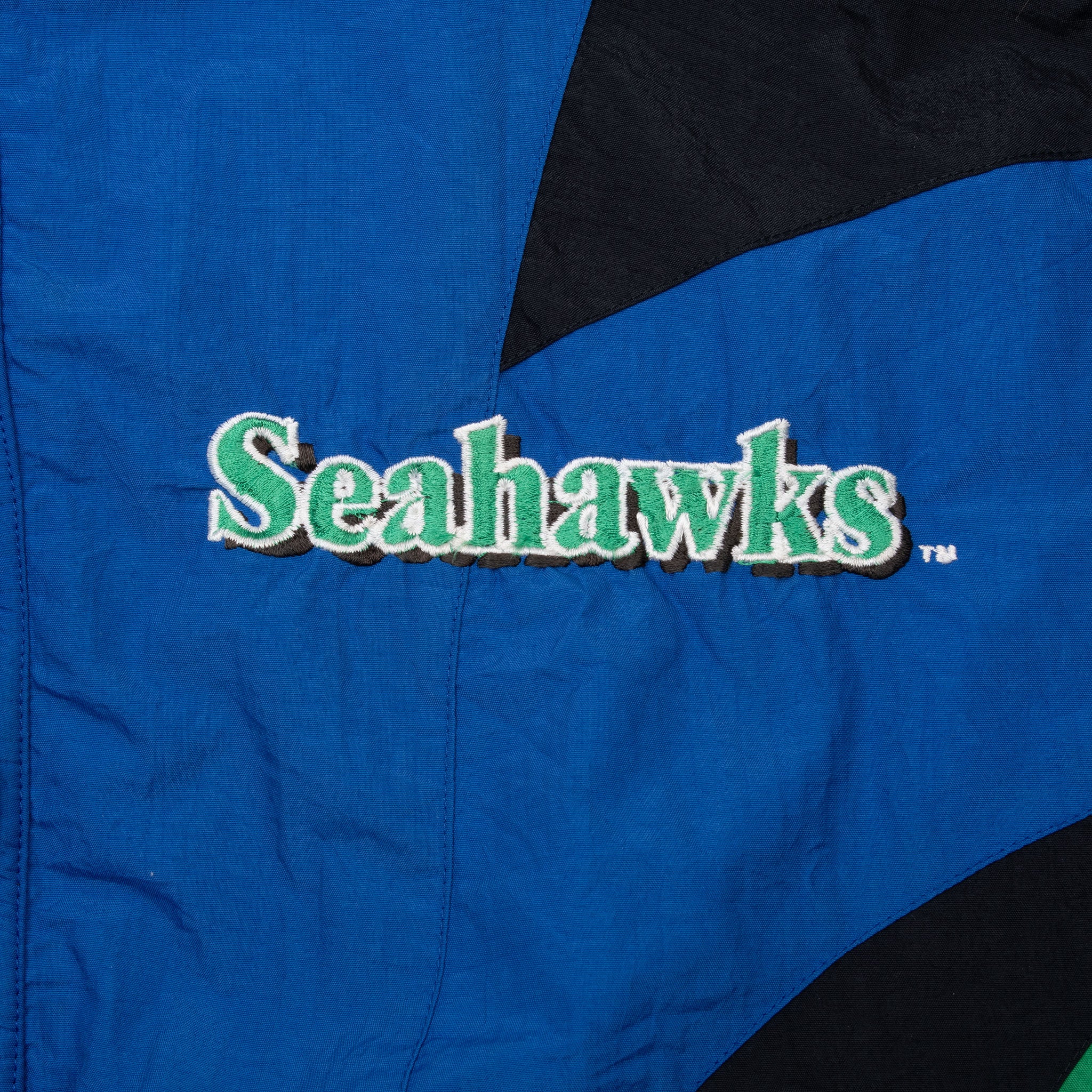 Vintage Nfl Seattle Seahawks Heavy Pullover Reebok Jacket Size XL 1990S
