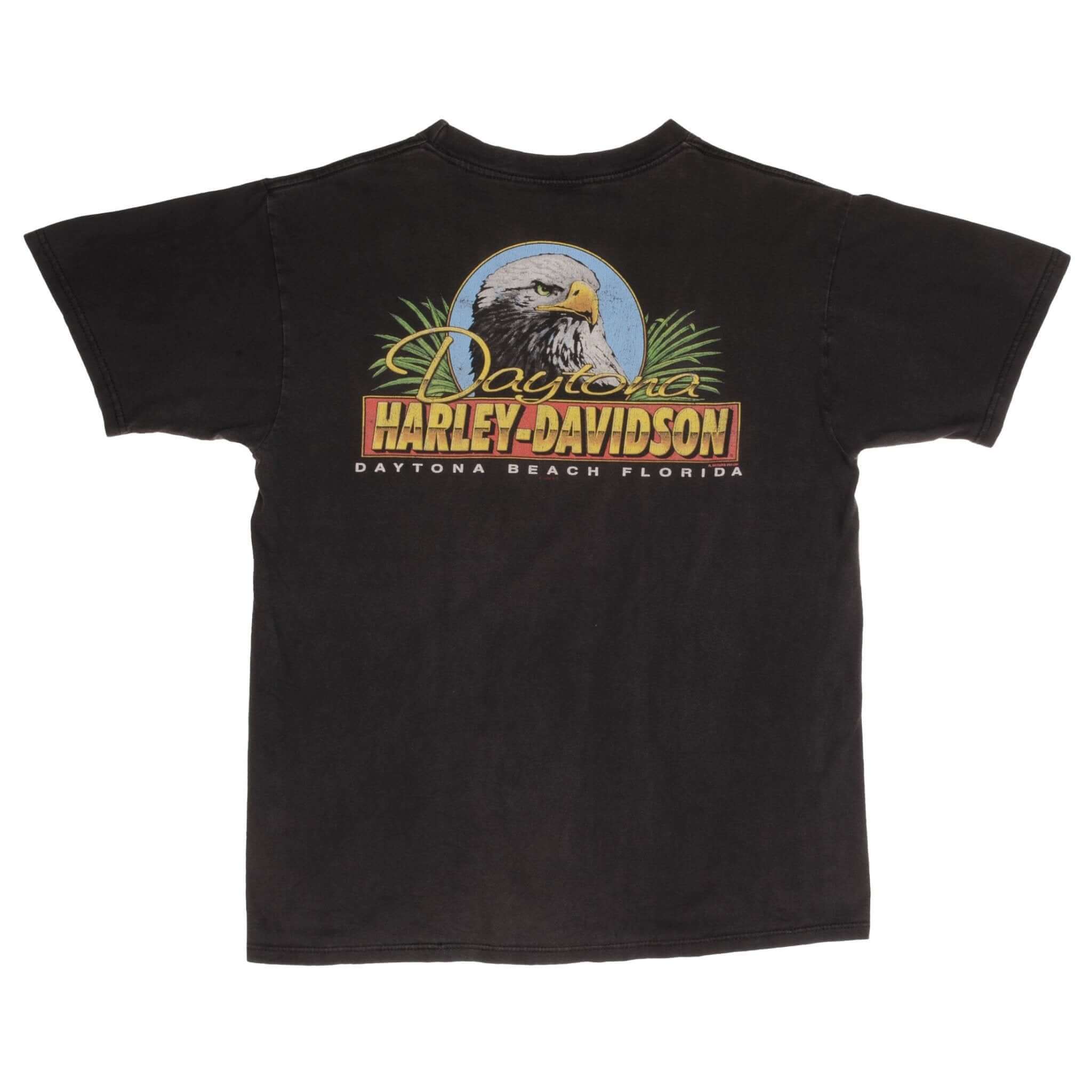 Vintage Harley Davidson Daytona Beach Fl Tee Shirt 1998 Size Large Made In USA