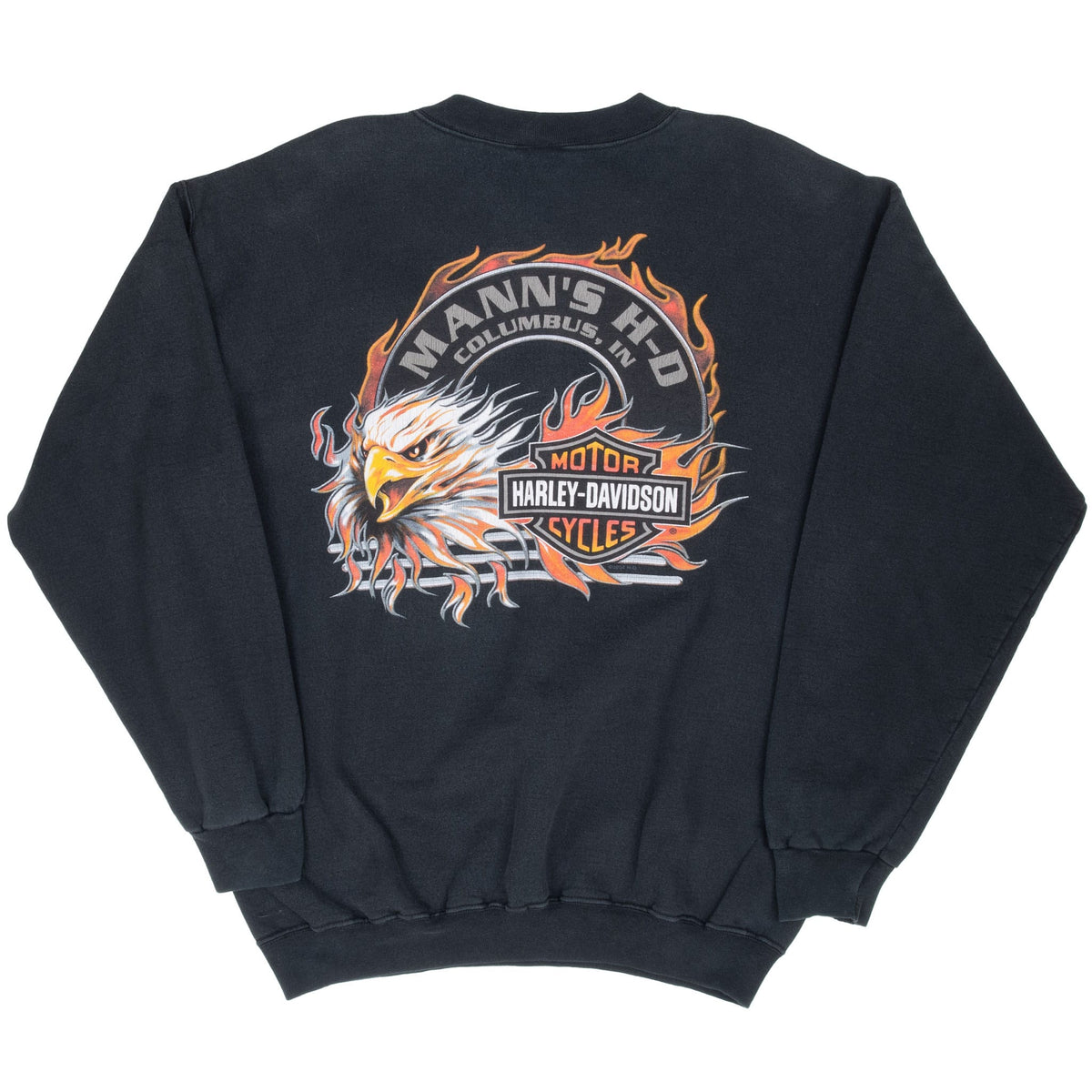 Vintage Harley Davidson Columbus Indiana Sweatshirt 2000 Size Medium
