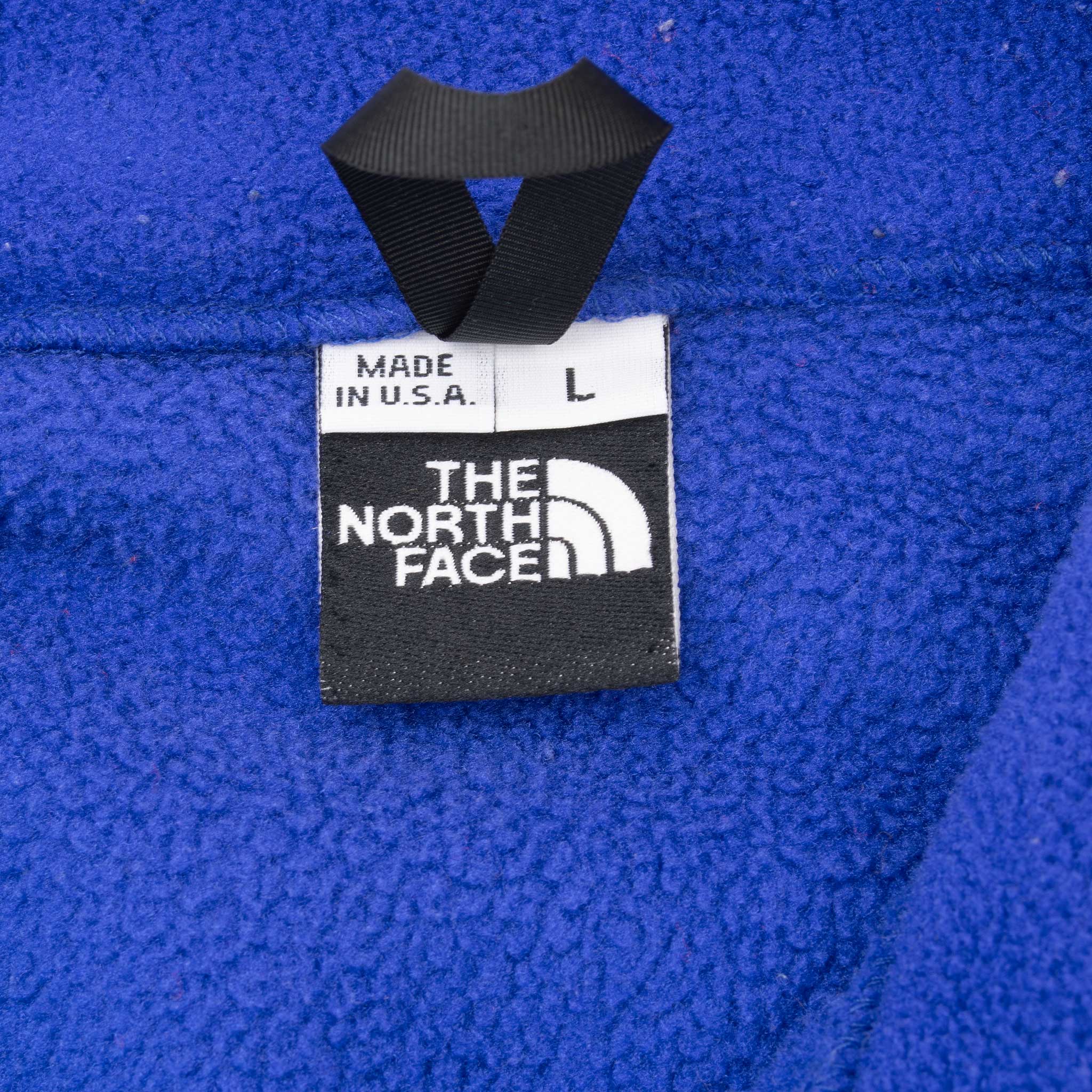 Vintage The North Face Pullover Purple Fleece Jacket 1990S Size Large Made In USA