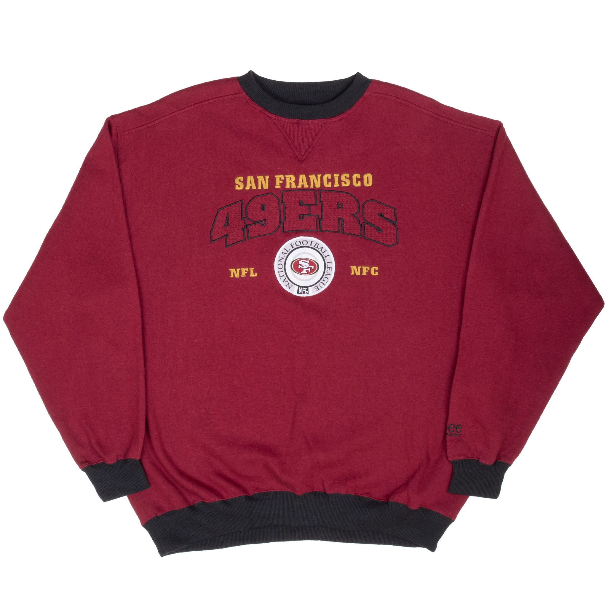 Vintage Nfl San Francisco 49Ers Embroidered 1990S Sweatshirt Size XL