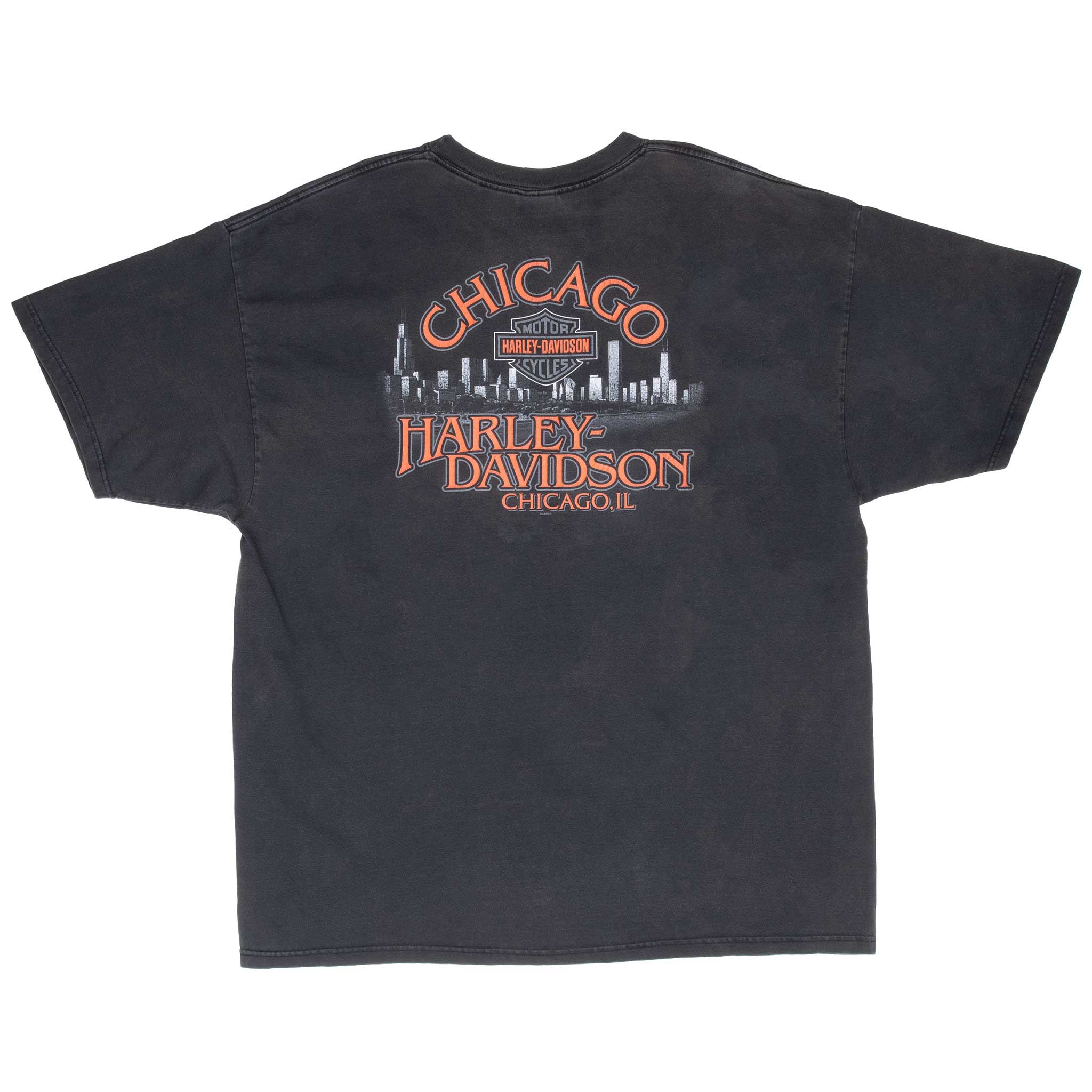 Vintage Harley Davidson Chicago Tee Shirt 2004 Size XL