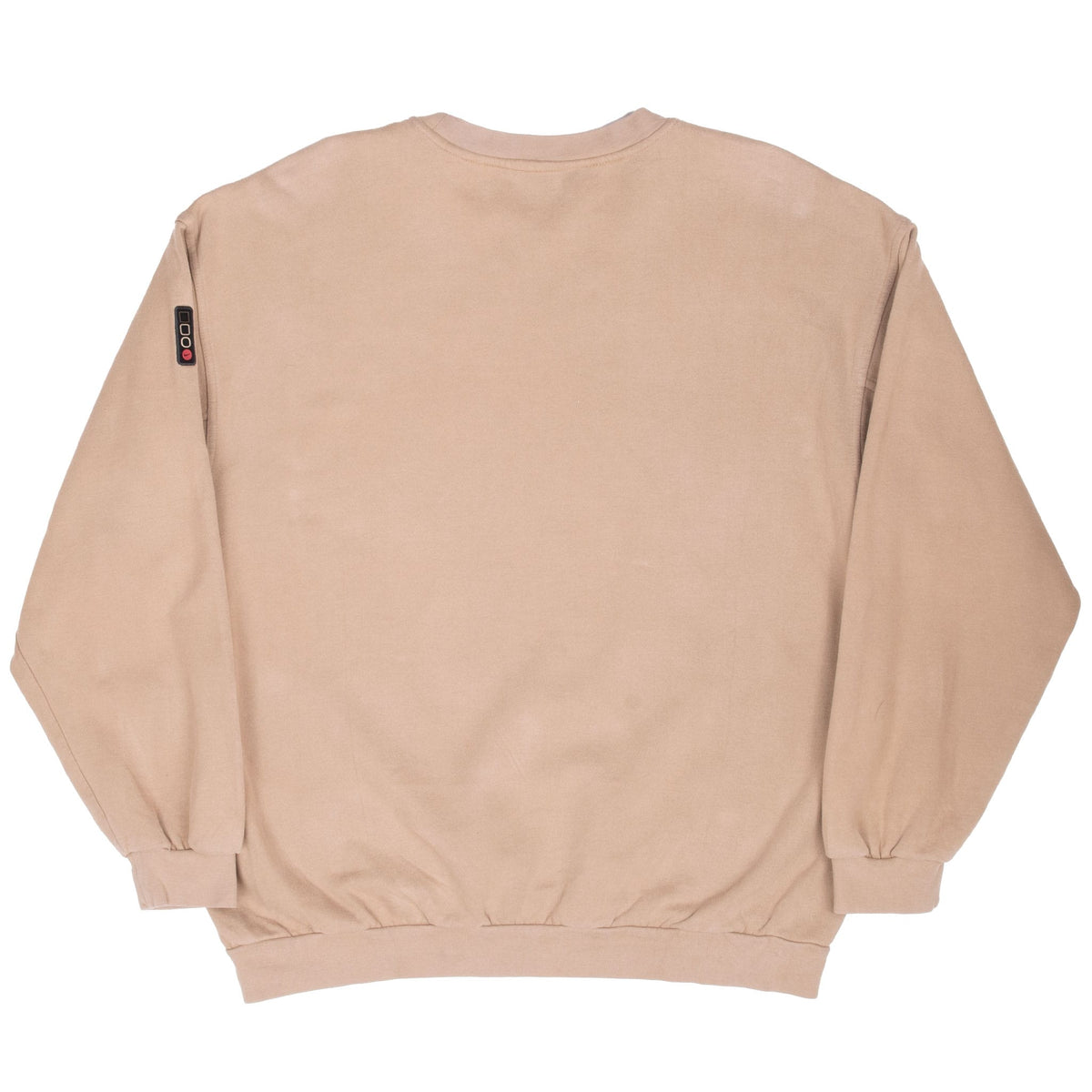 Vintage Nike Spellout Beige Crewneck Sweatshirt 1990S Size XL