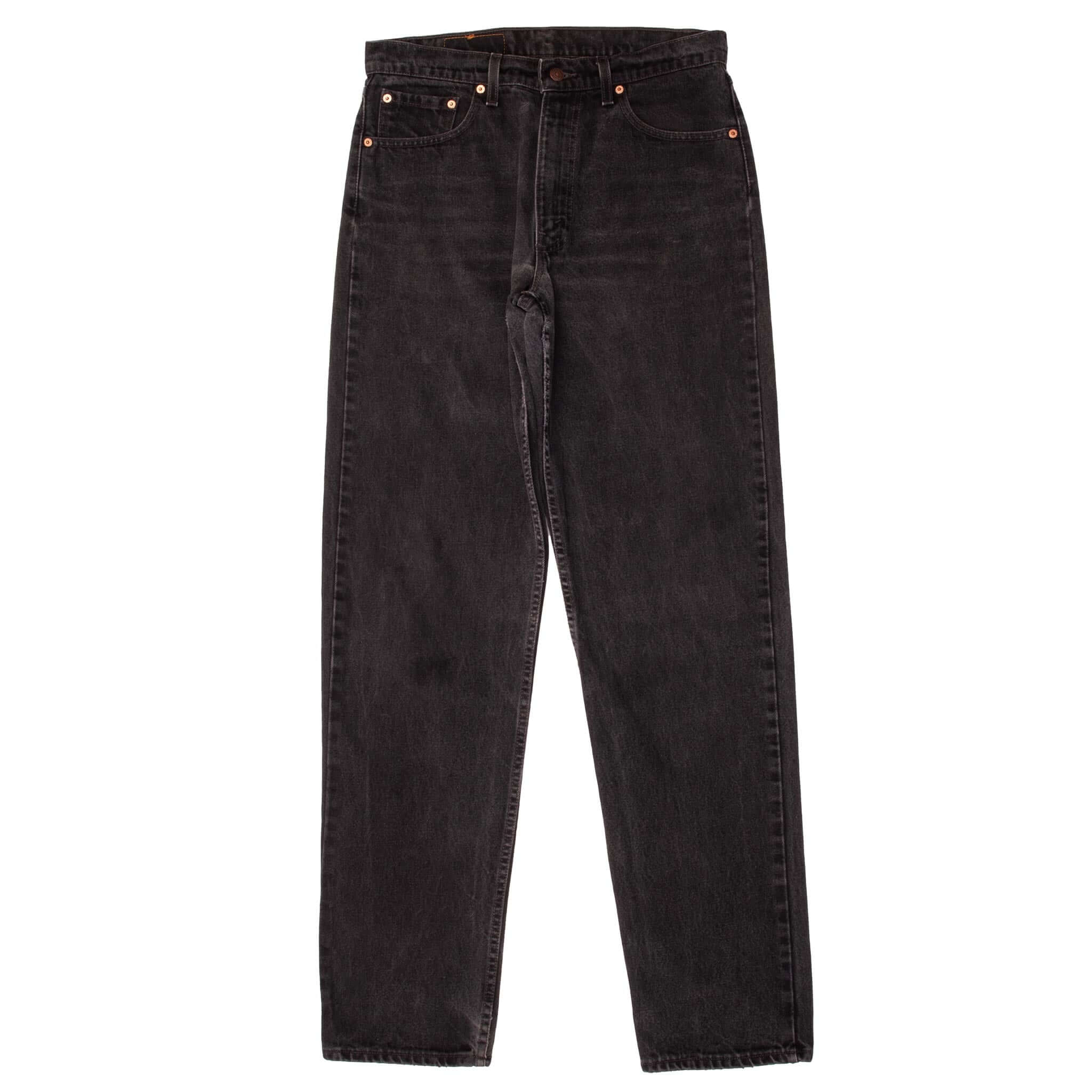 Vintage Levis 550 Relaxed Fit Black Jeans 1980S Size W34 L35 Made In Usa
Size On Tag 34X36 Actual Size 34X35
Back Button #532