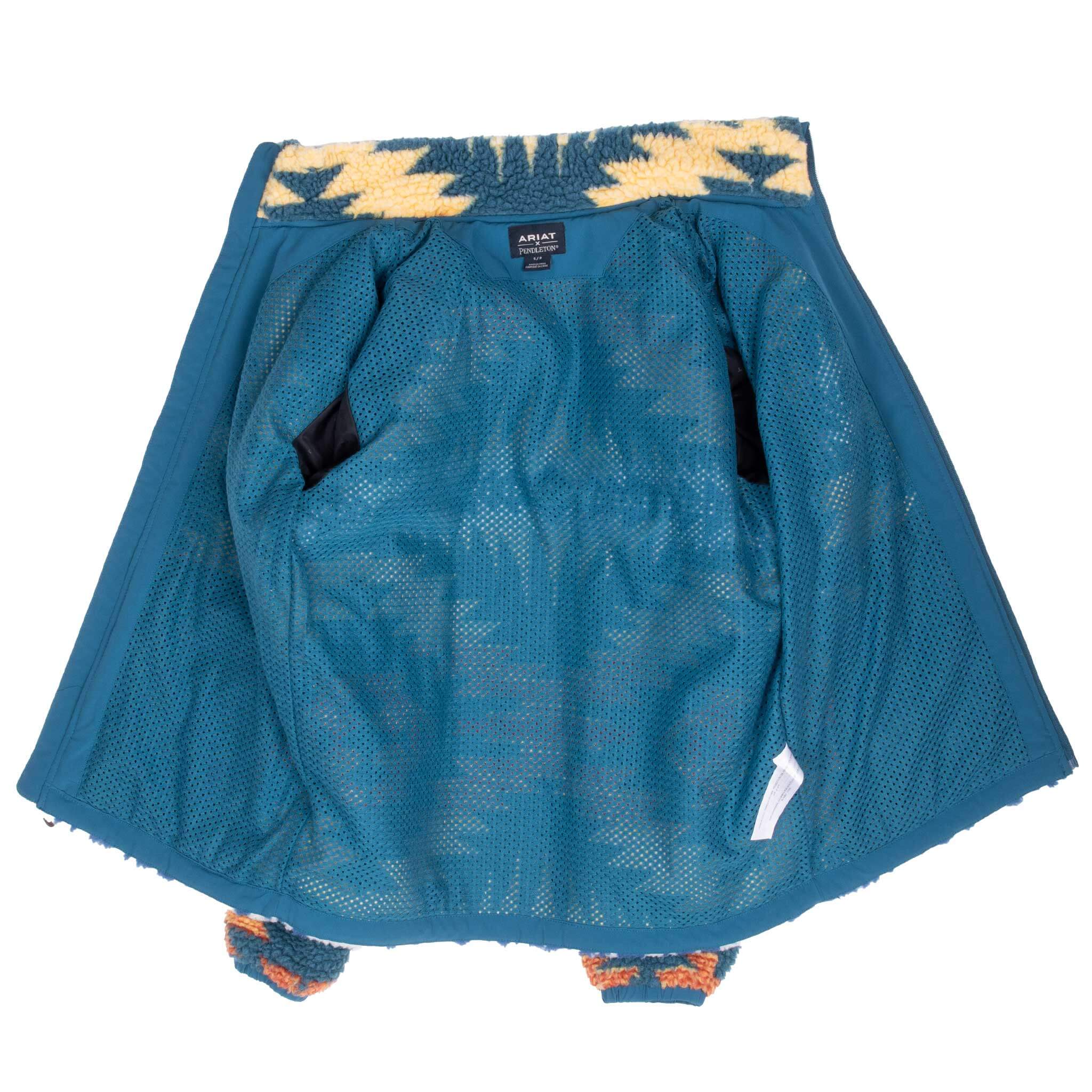 Vintage Pendleton X Ariat Aztec Fleece Jacket Size Small