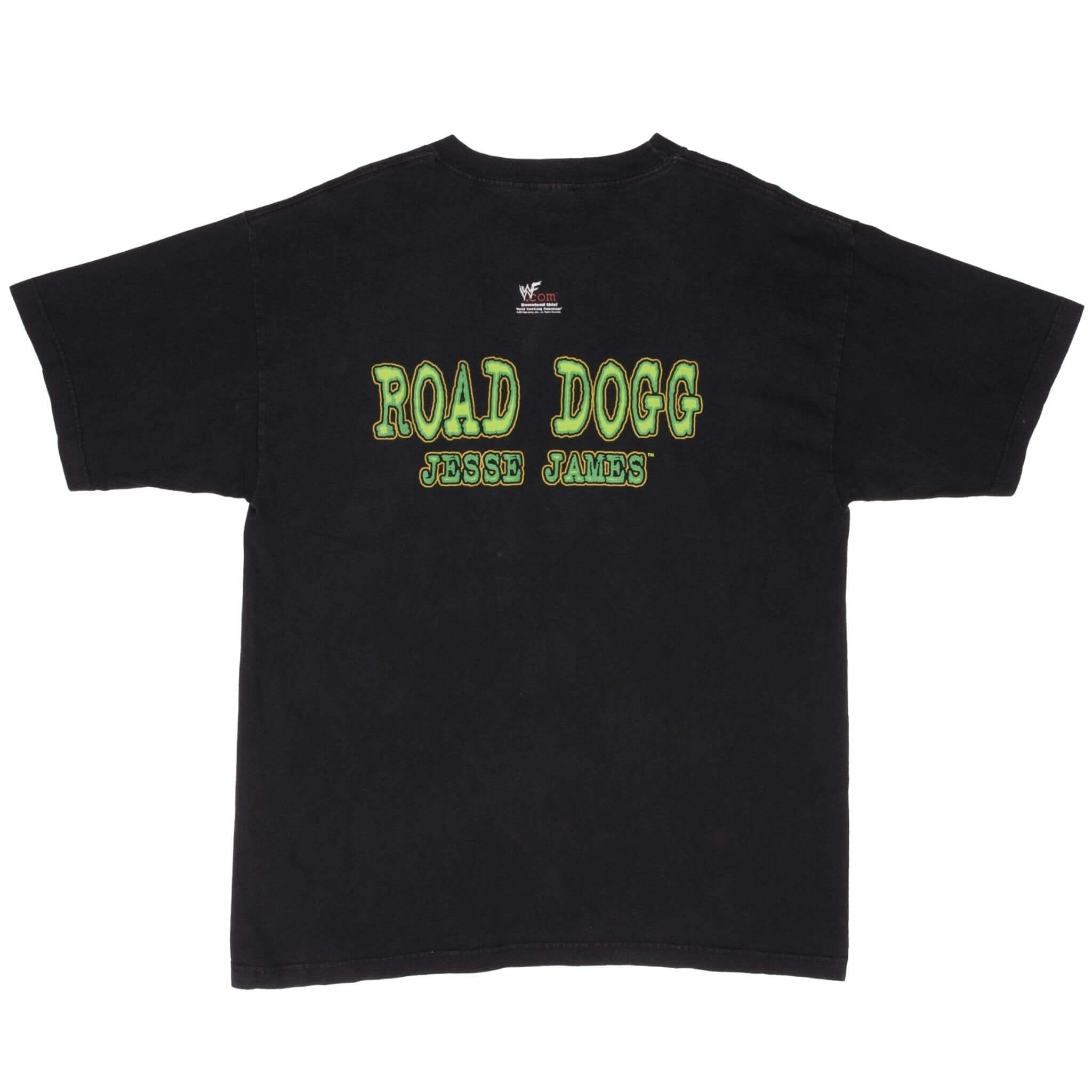 Vintage WWF World Wrestling Federation Road Dogg Jesse James I Do It Hardcore Tee Shirt 1999 Size XL