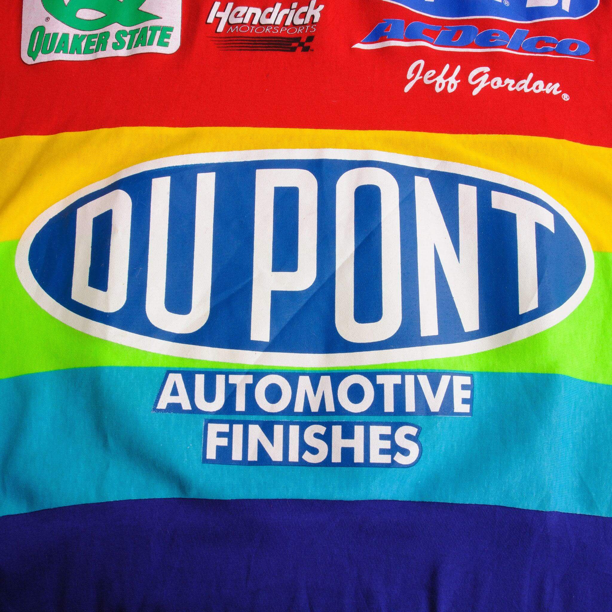 Vintage Rainbow Nascar Winston Cup 24 Tee Shirt 1990s Size XLarge Made In USA
