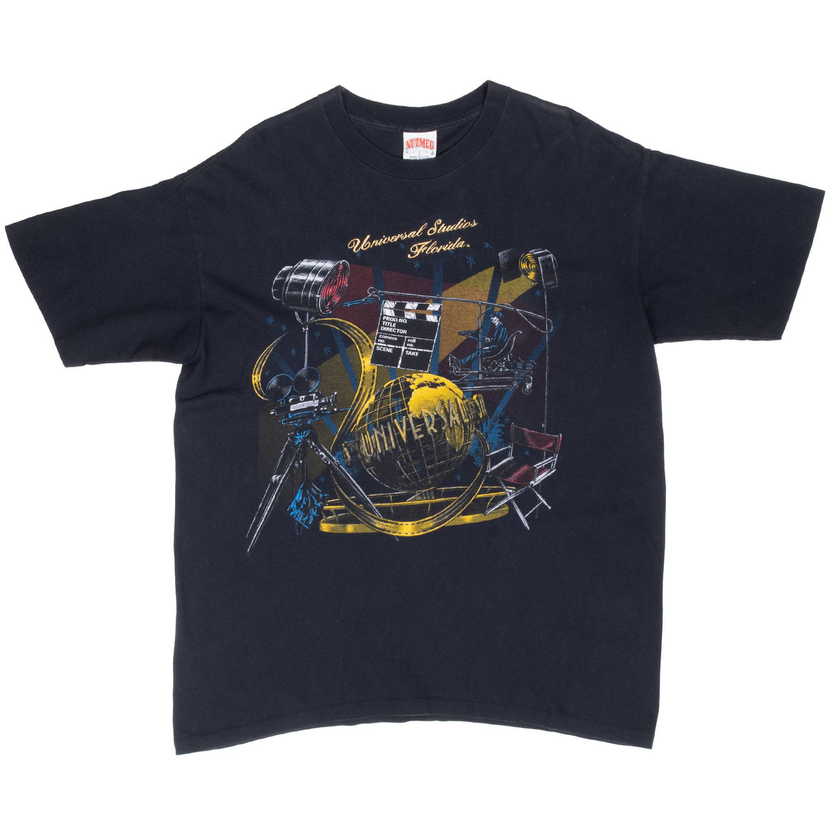 Vintage Universal Studio Florida Tee Shirt 1990S Size Xl Made In Usa With Single Stitch Sleeves