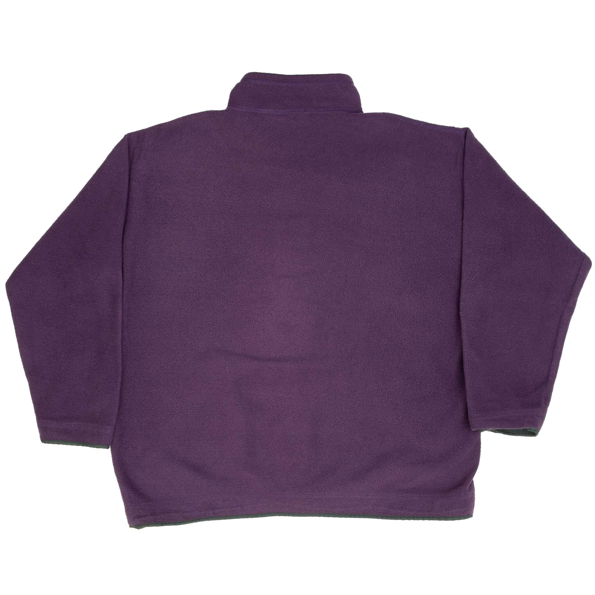 Vintage Patagonia Synchilla Snap T Purple 1990S Fleece Pullover Medium Made In Usa