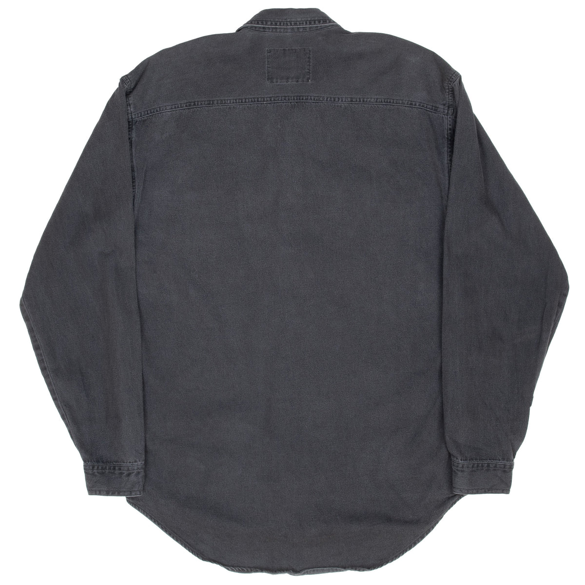 Vintage Levis Red Tab Denim Black Pocket Shirt 1990S Size Medium