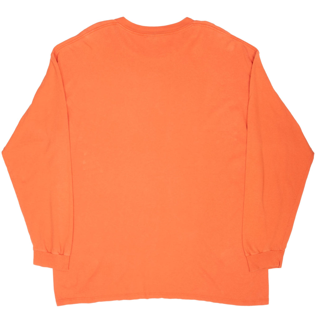 Vintage Nike Center Swoosh Orange Long Sleeve Tee Shirt 1990S Size XL