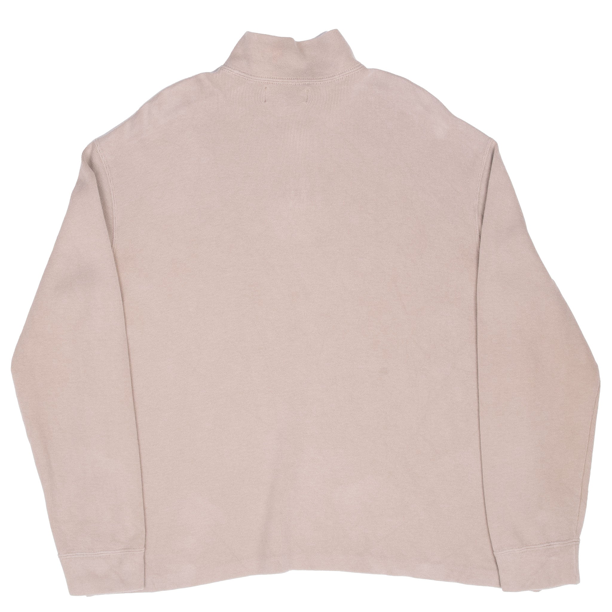 Vintage Polo Ralph Lauren Beige Quarter Zip Sweater Size Large 1990S