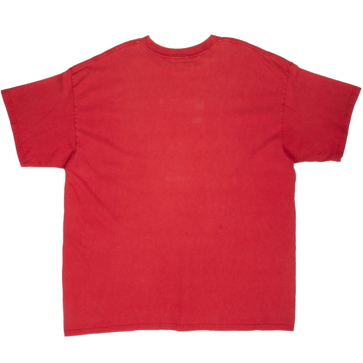 Vintage Nike Athletics Spellout Red Tee Shirt 2000S Size 2Xl